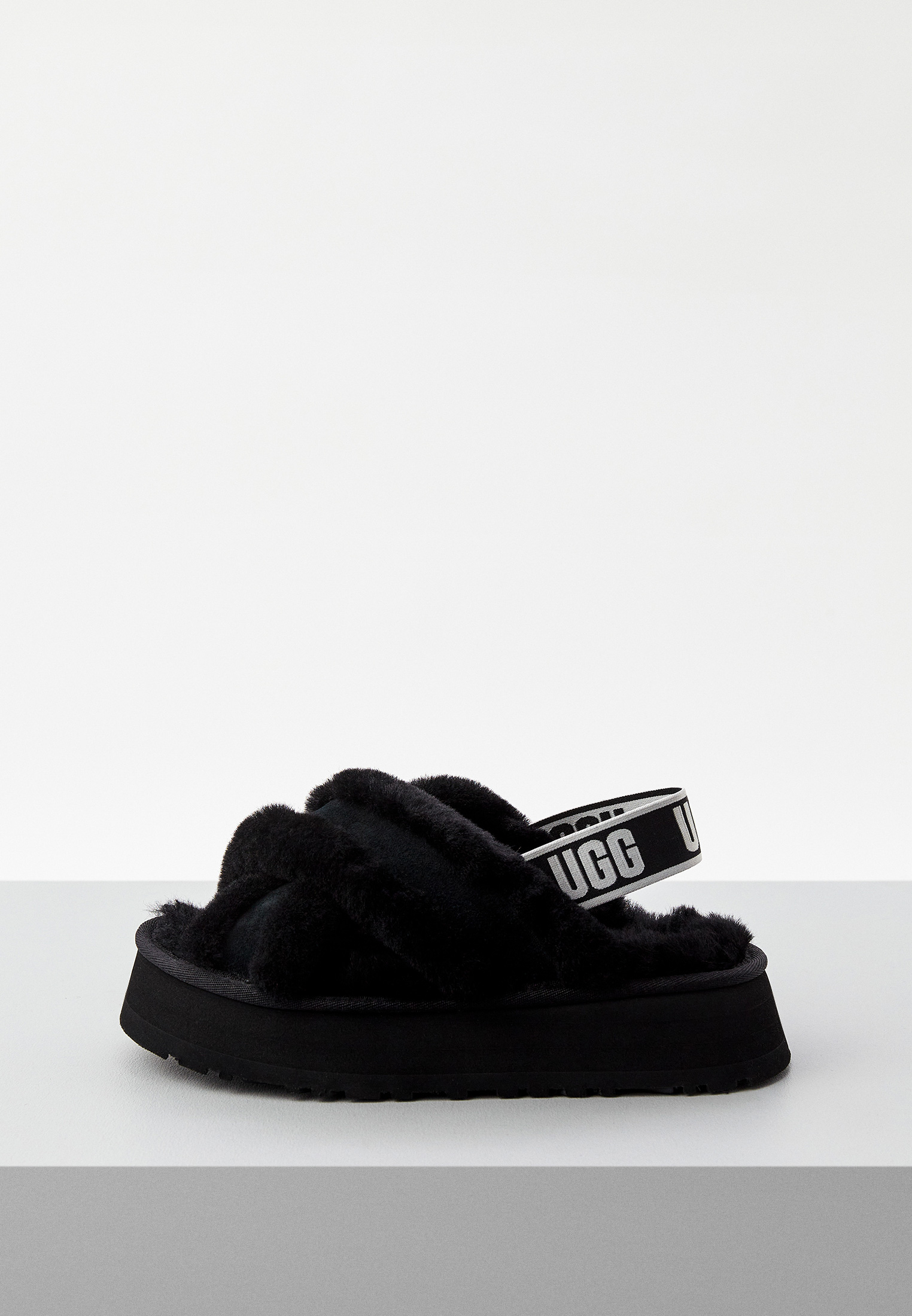 Тапочки UGG CROSS SLIDE, цвет: черный, RTLACA723901 — купить в интернет ...
