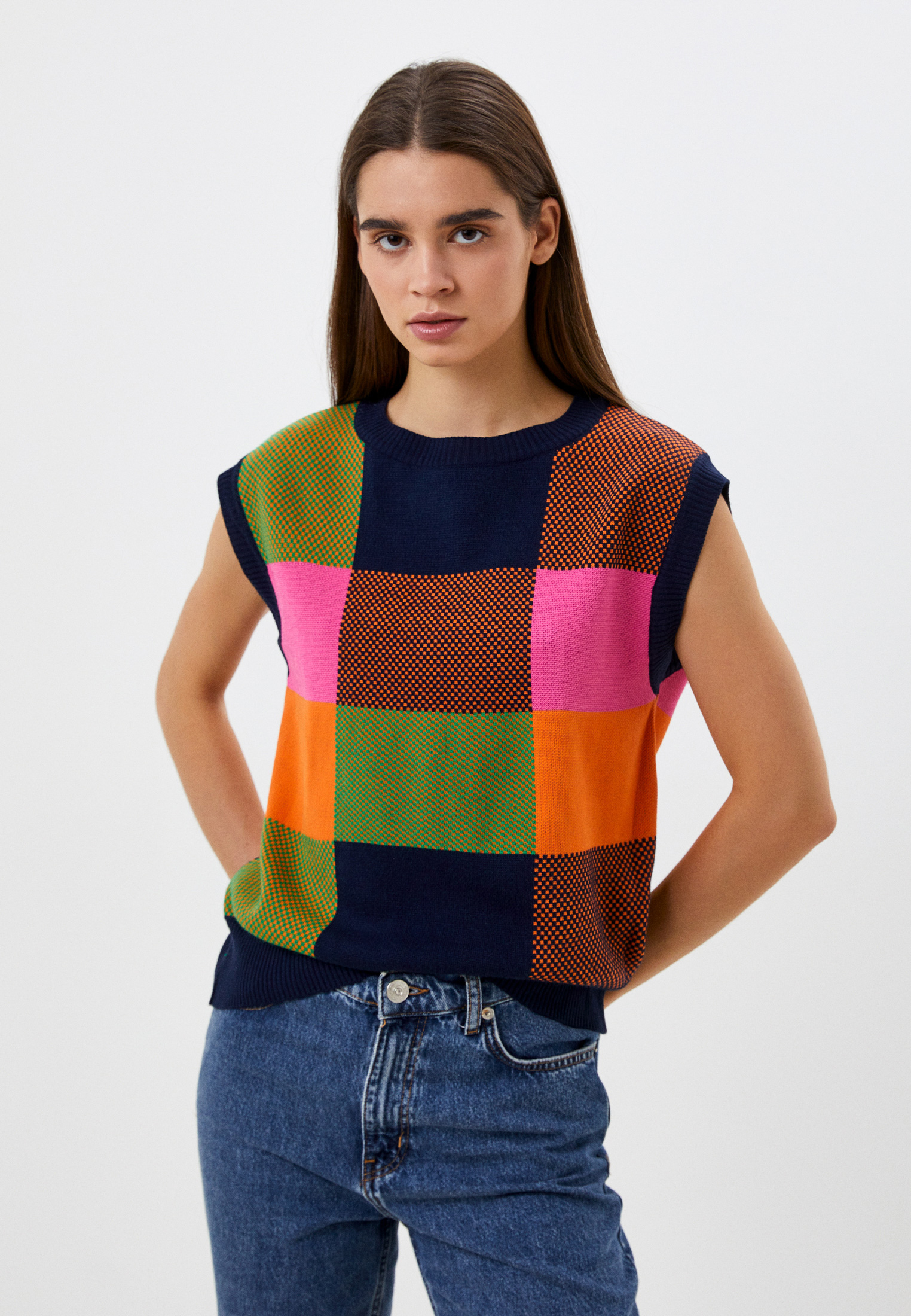 Жилет Moda Sincera, цвет: мультиколор, RTLACA741001 — купить в интернет ...