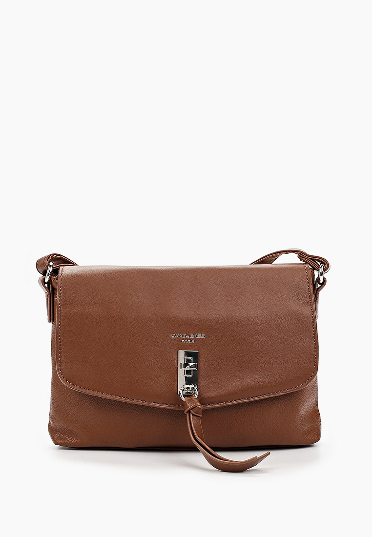 Сумка David Jones, цвет коричневый, RTLACA958401 — купить в интернет