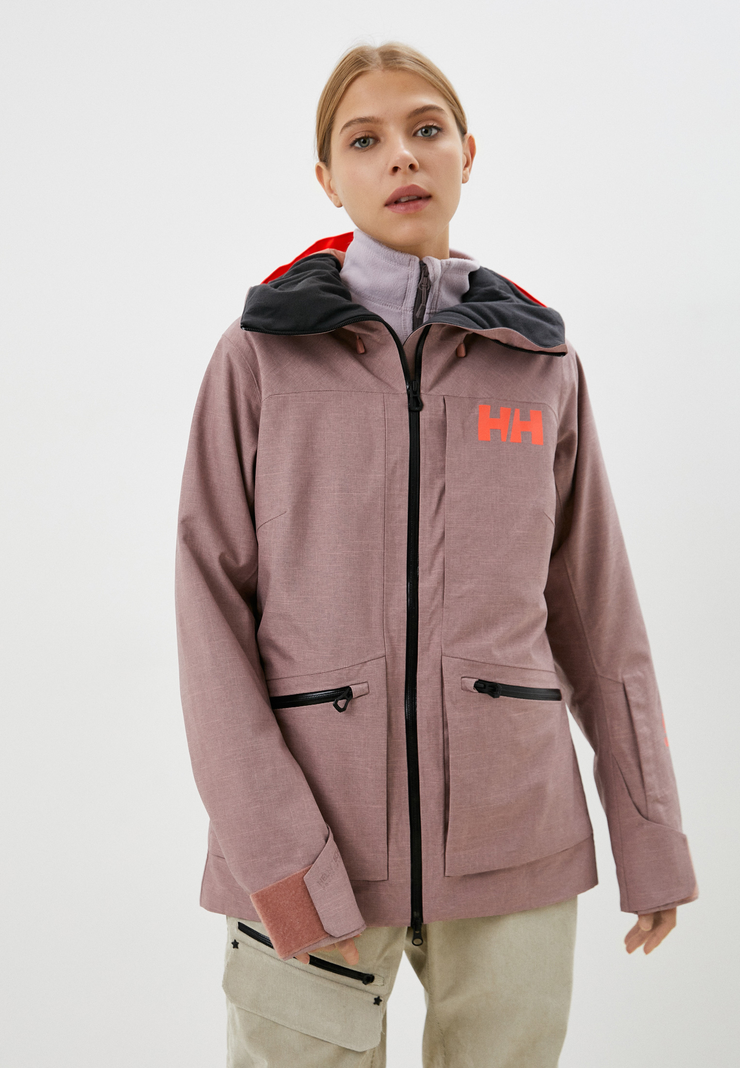 Куртка горнолыжная Helly Hansen W POWDERQUEEN 3.0 JACKET, цвет: розовый ...
