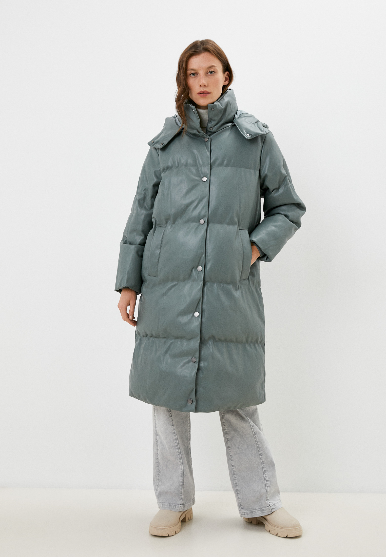 Куртка кожаная Guess, цвет: зеленый, RTLACB115701 — купить в интернет ...