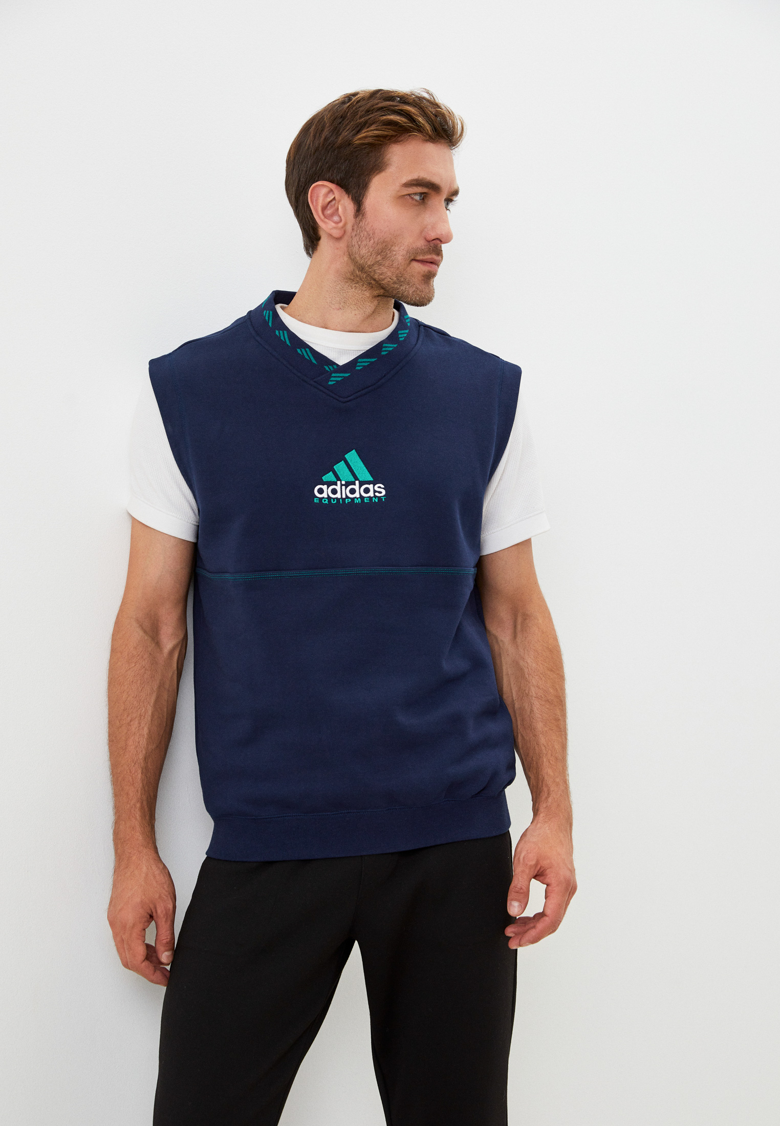 Жилет adidas Originals, цвет: синий, RTLACB151301 — купить в интернет ...