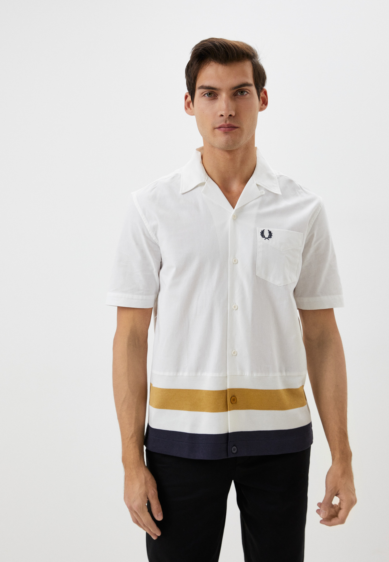 Рубашка Fred Perry, цвет: белый, RTLACB243501 — купить в интернет ...