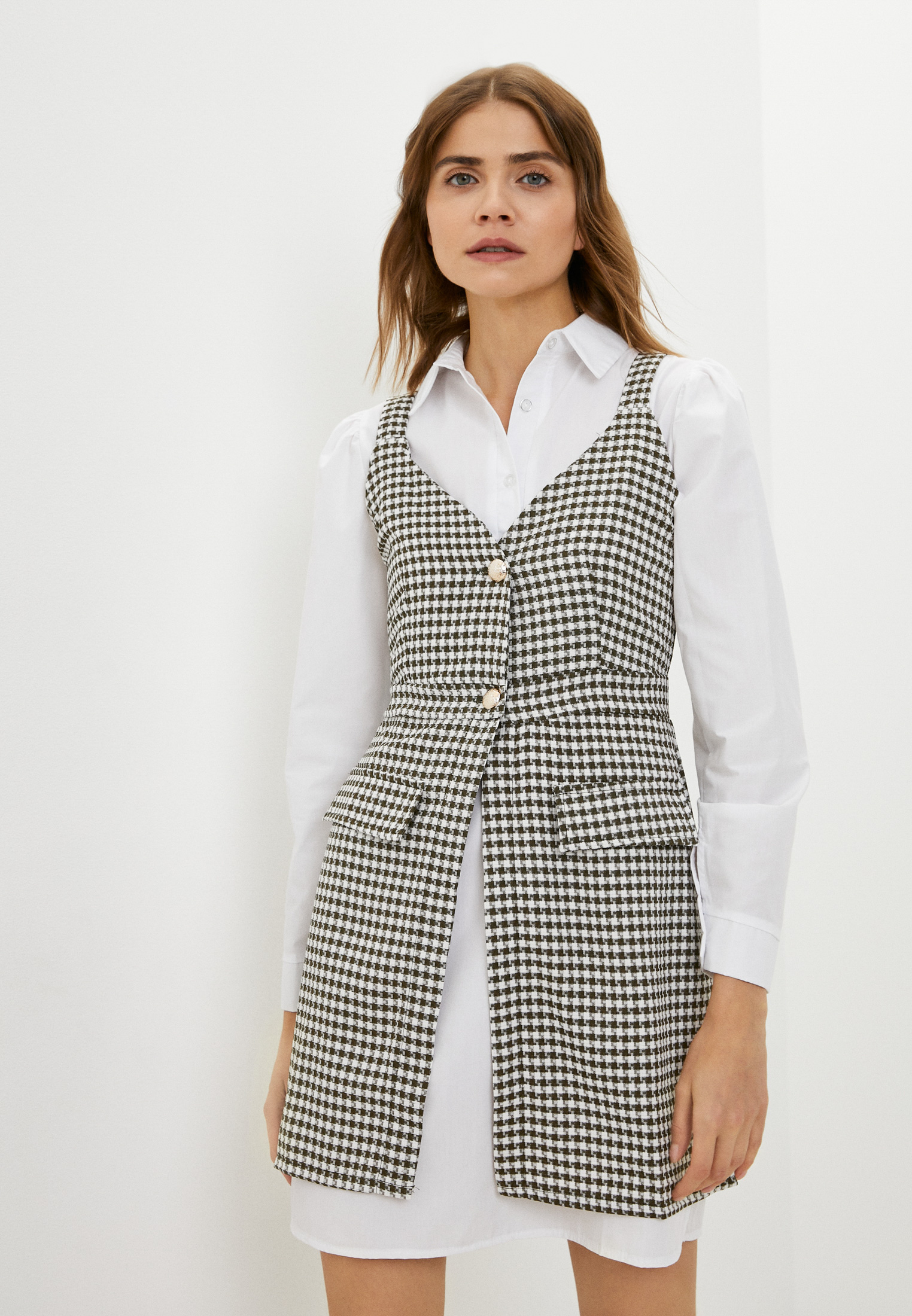 Платье и жилет Candy Story, цвет: белый, RTLACB399301 — купить в ...