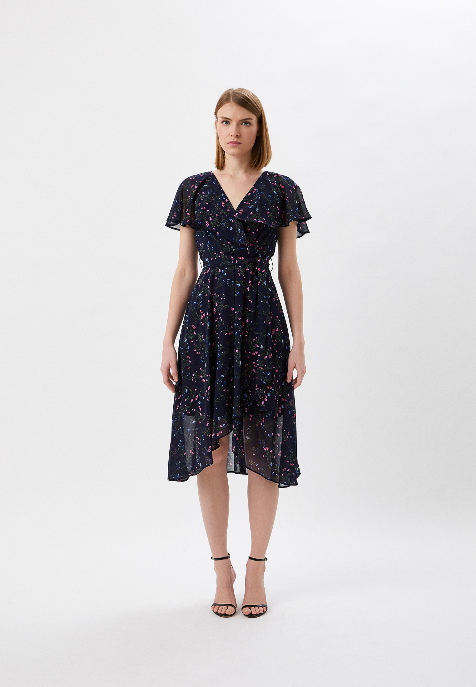 Платье DKNY, цвет: синий, RTLACB571201 — купить в интернет-магазине Lamoda