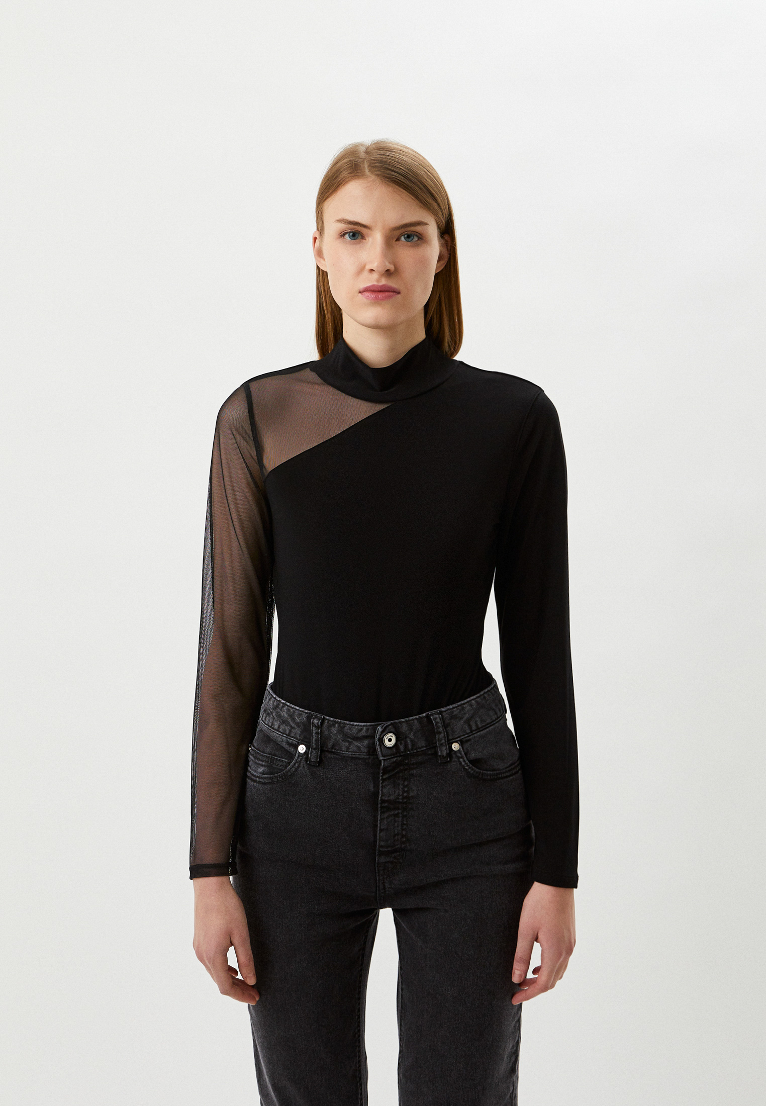 Боди DKNY, цвет: черный, RTLACB573601 — купить в интернет-магазине Lamoda