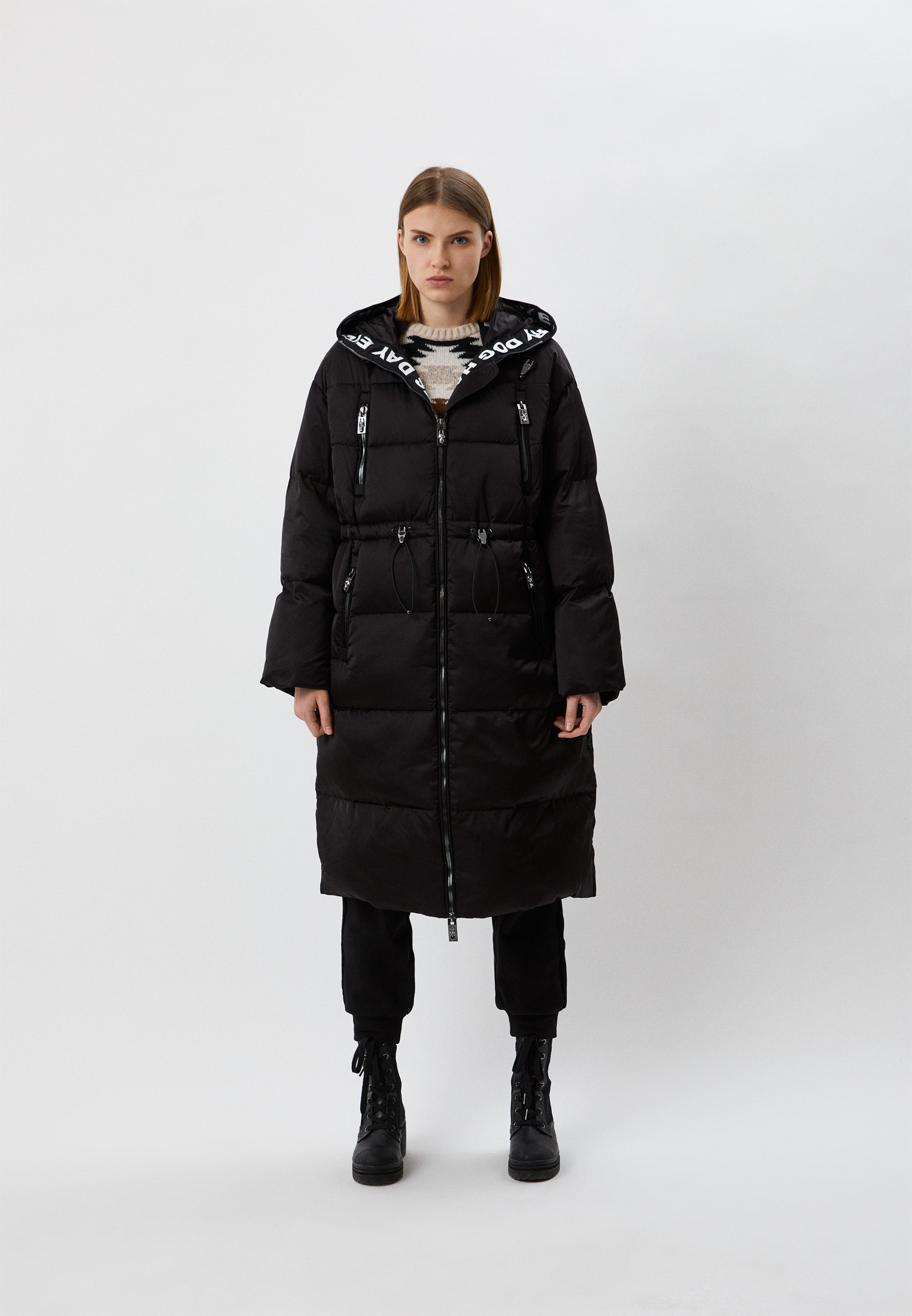 Пуховик Jog Dog, цвет черный, RTLACB807001 — купить в интернет