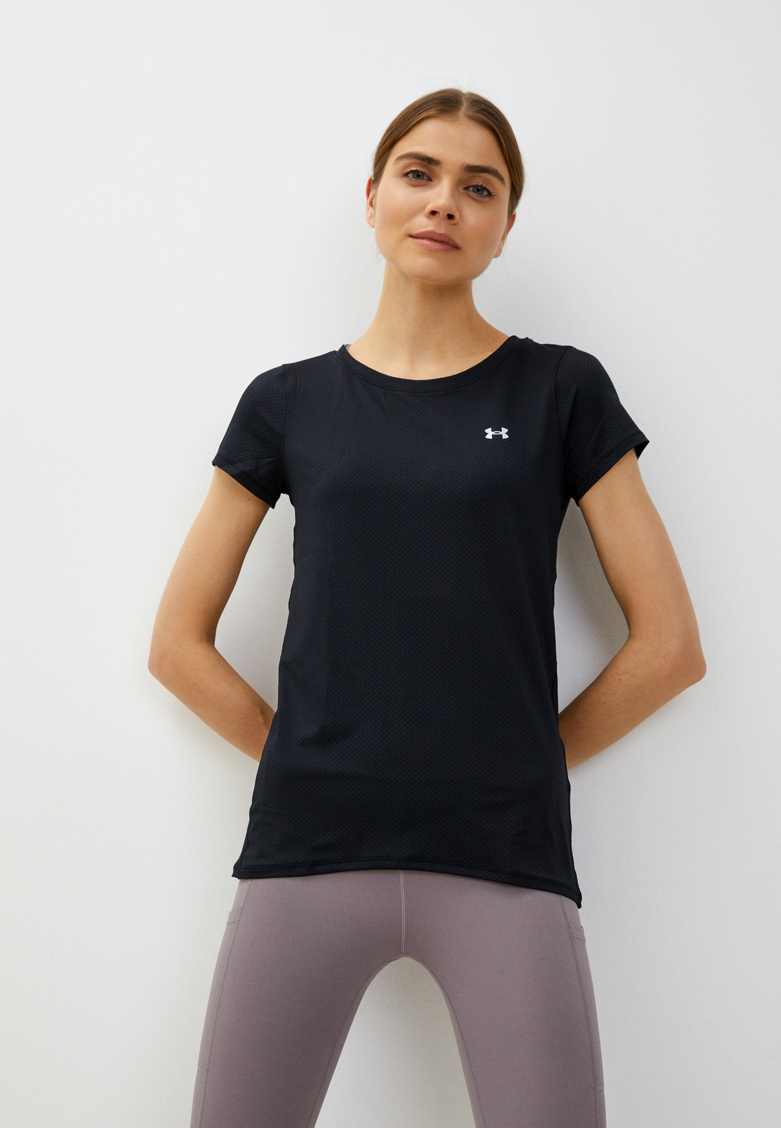 Футболка спортивная Under Armour UA HG Armour SS, цвет: черный ...