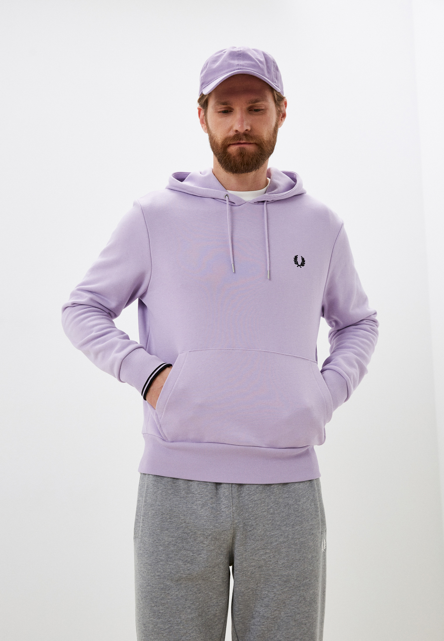 Худи Fred Perry, цвет: фиолетовый, RTLACC263701 — купить в интернет ...