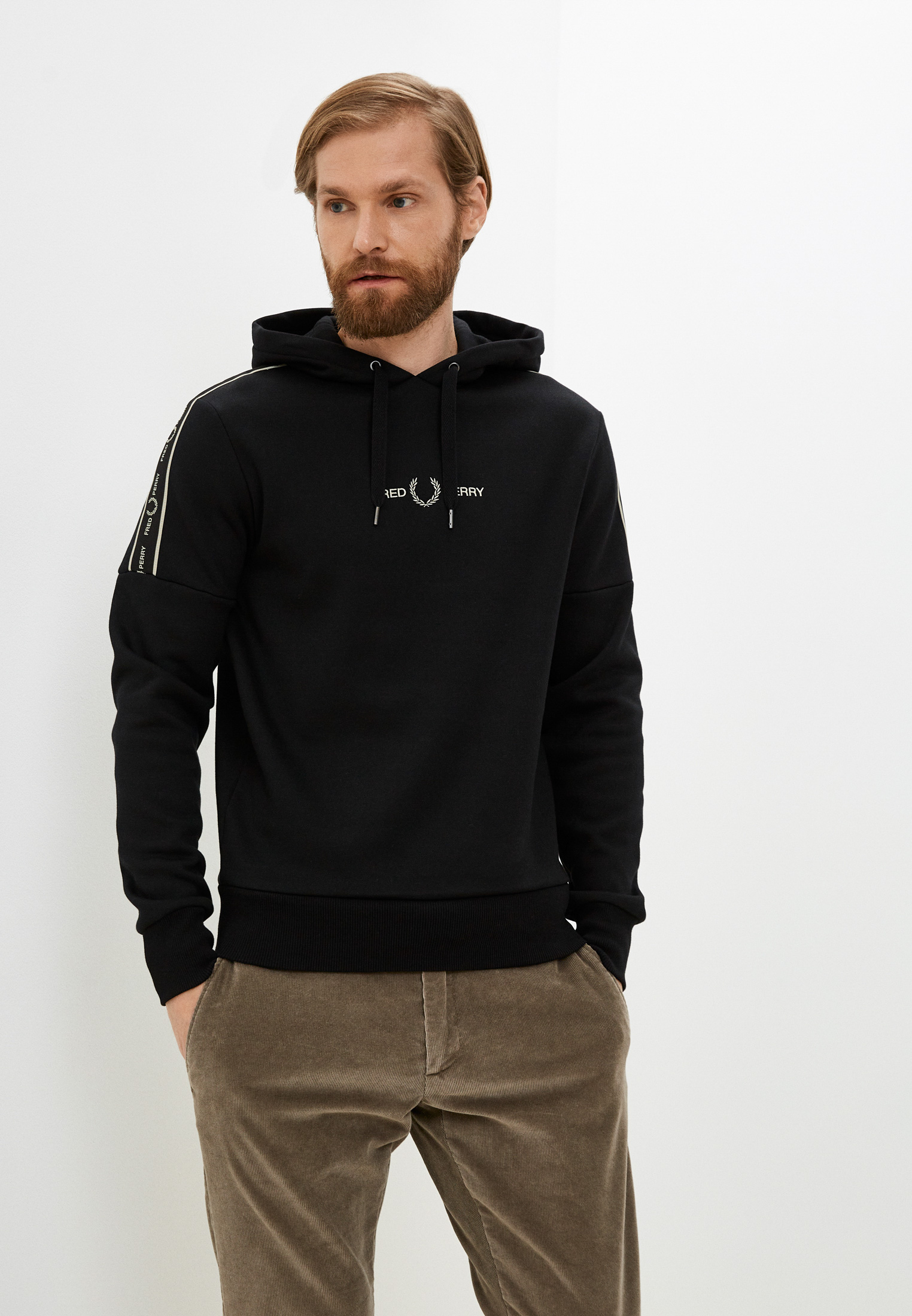 Худи Fred Perry, цвет: черный, RTLACC269301 — купить в интернет ...