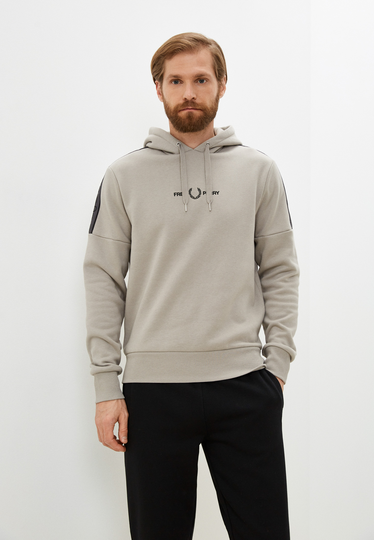 Худи Fred Perry, цвет: серый, RTLACC269401 — купить в интернет-магазине ...