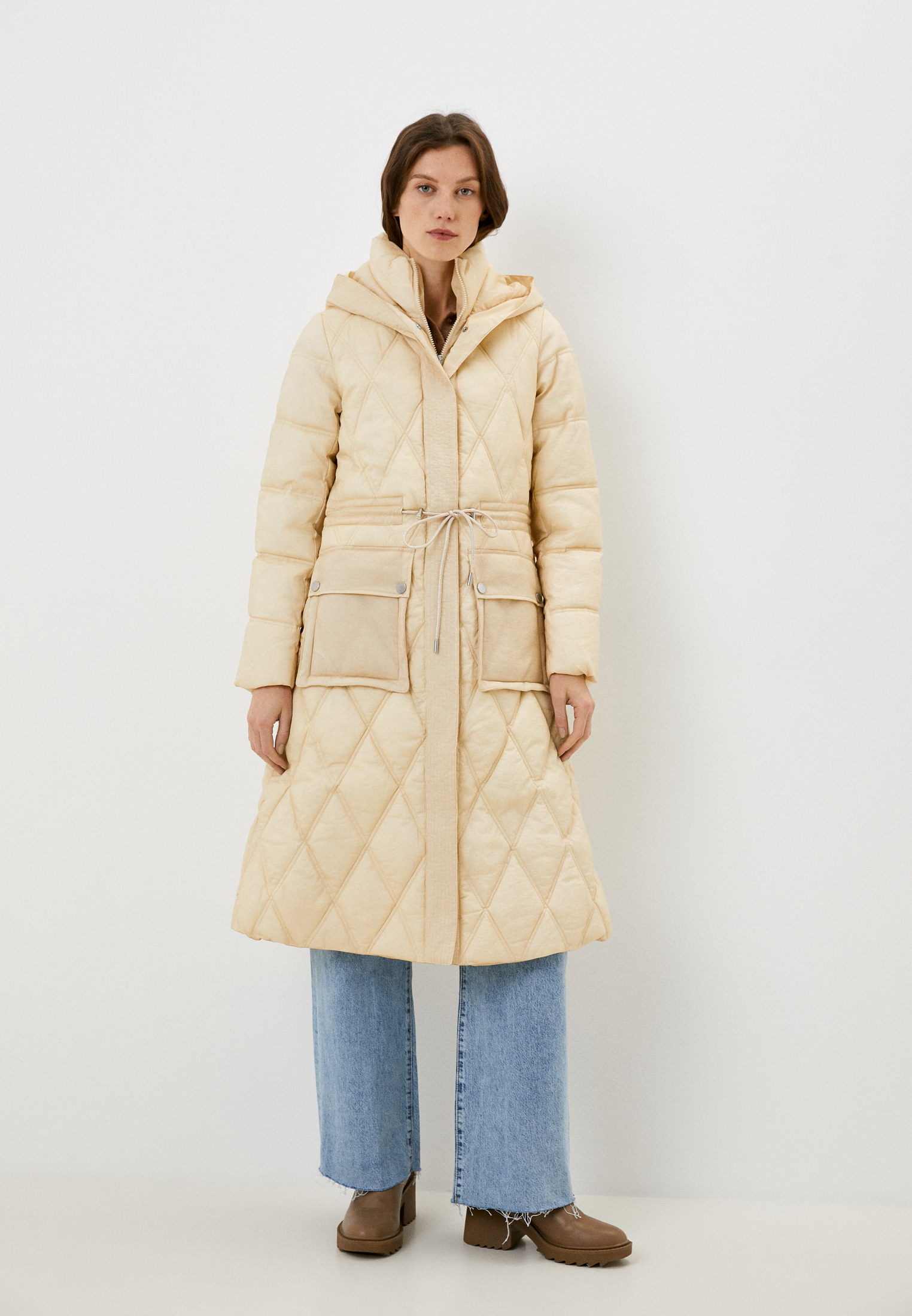 Куртка утепленная Guess, цвет: бежевый, RTLACC399701 — купить в ...