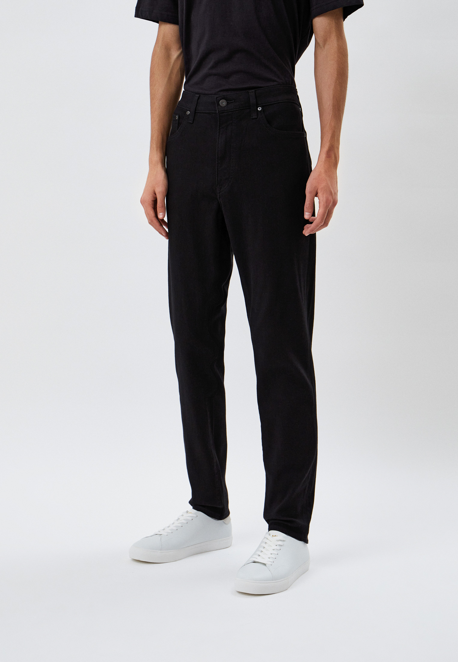 Джинсы UNIQLO ультраэластичные EZY, цвет: черный, RTLACC477801 — купить ...