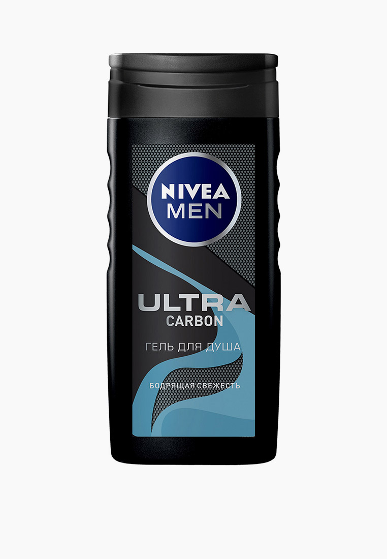 Гель для душа Nivea Men "ULTRA CARBON", 250 мл, цвет: прозрачный ...
