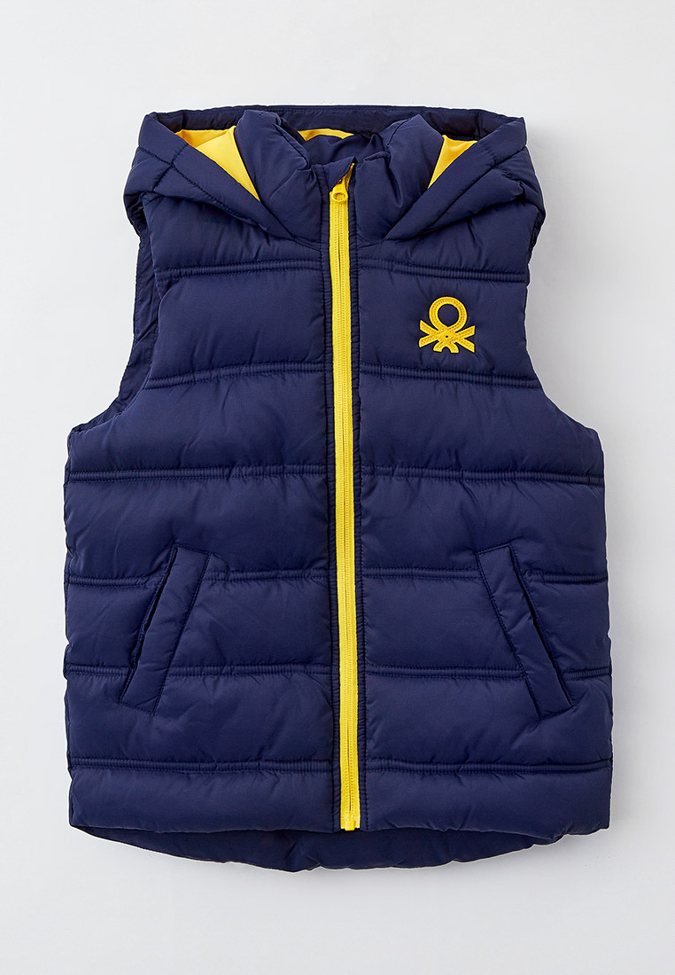 Жилет утепленный United Colors of Benetton, цвет: синий, RTLACC668901 ...