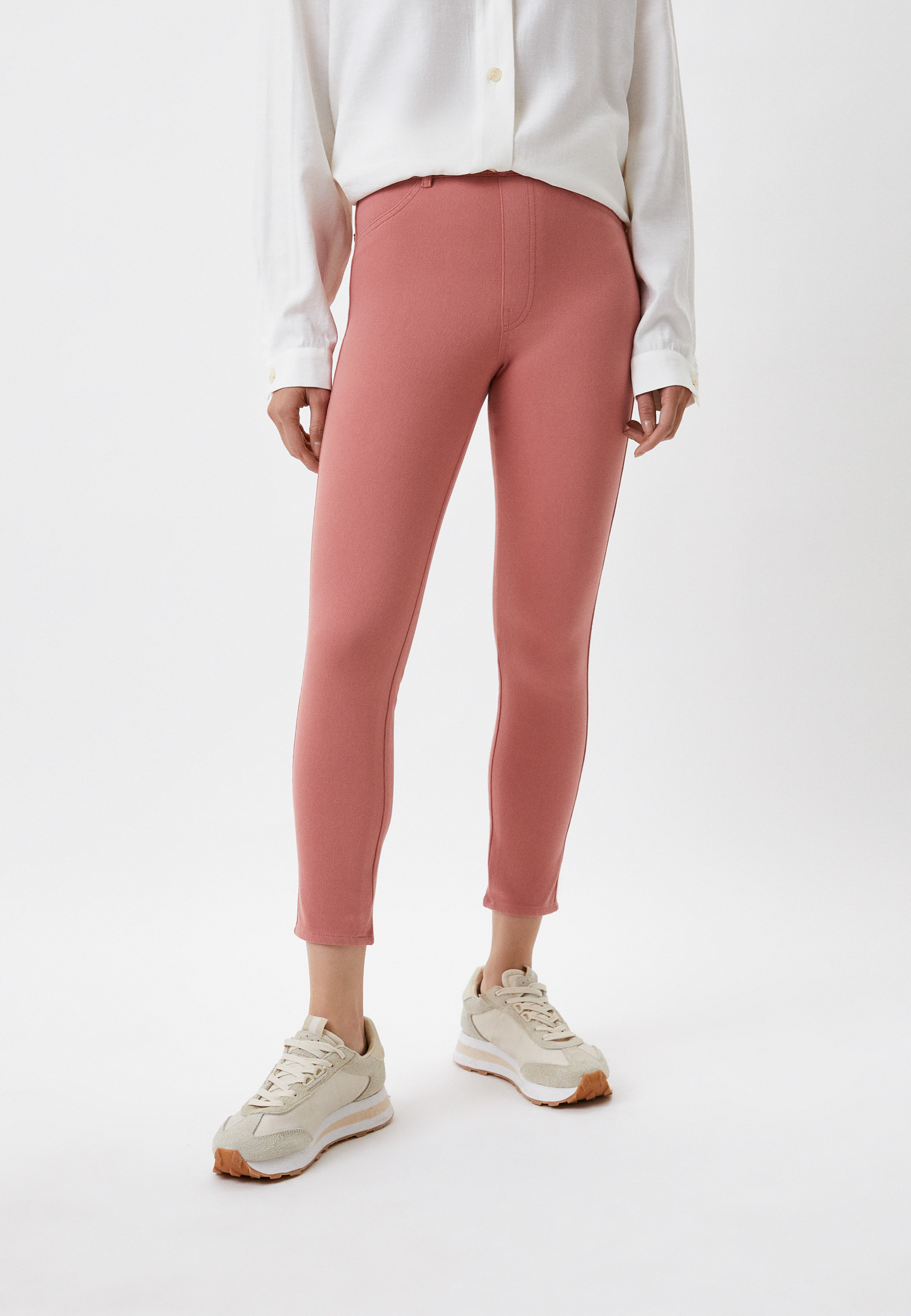 Джеггинсы UNIQLO ультраэластичные, цвет: розовый, RTLACC771401 — купить ...