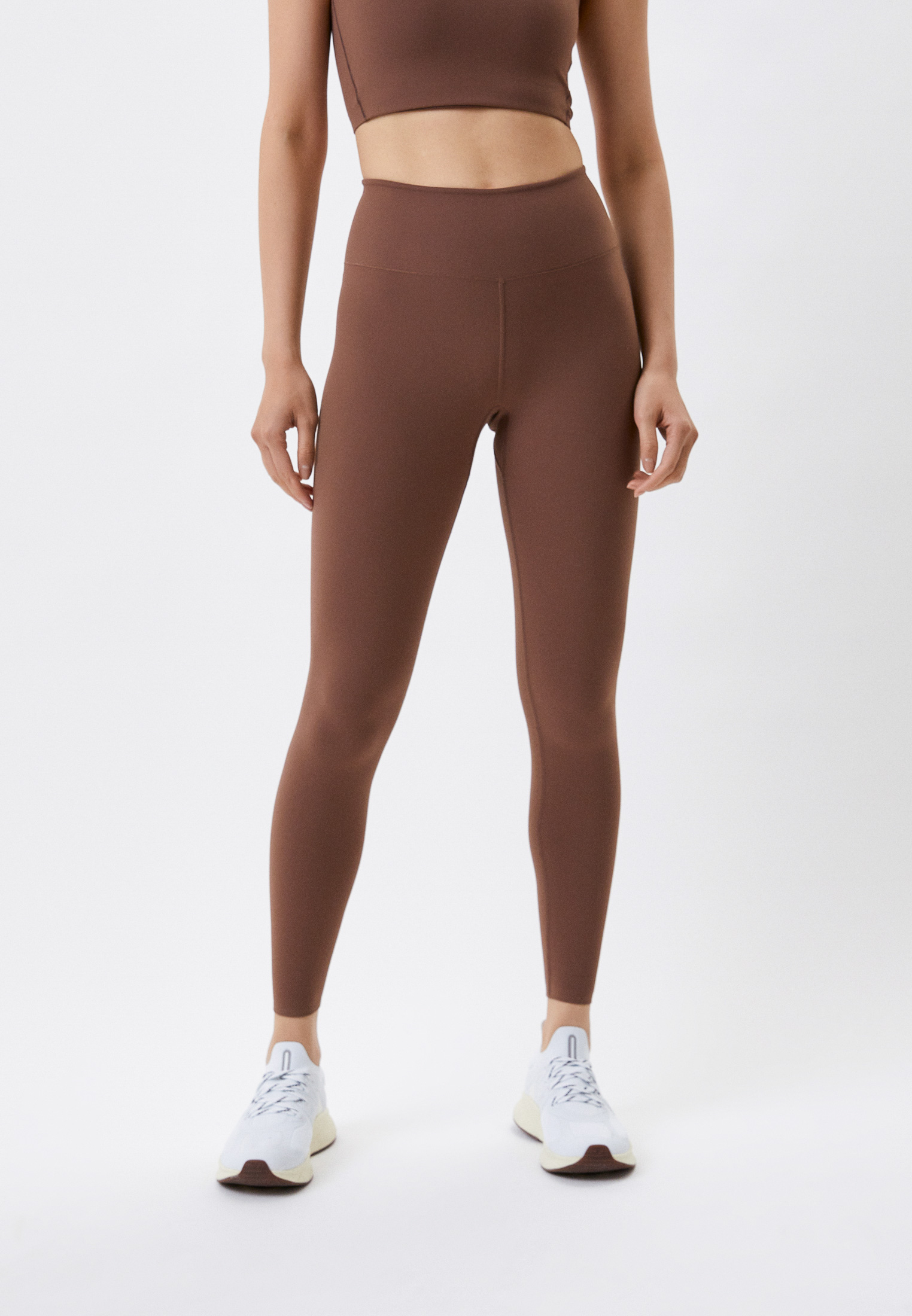 Леггинсы UNIQLO AIRism UV Protection, цвет: коричневый, RTLACC779101 ...