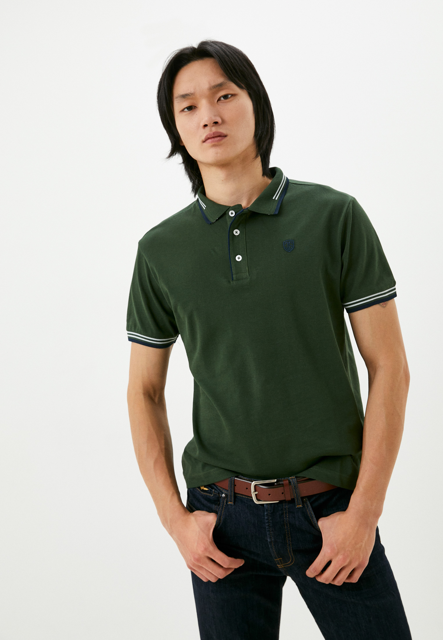 Поло Jimmy Sanders, цвет хаки, RTLACC944901 — купить в интернет