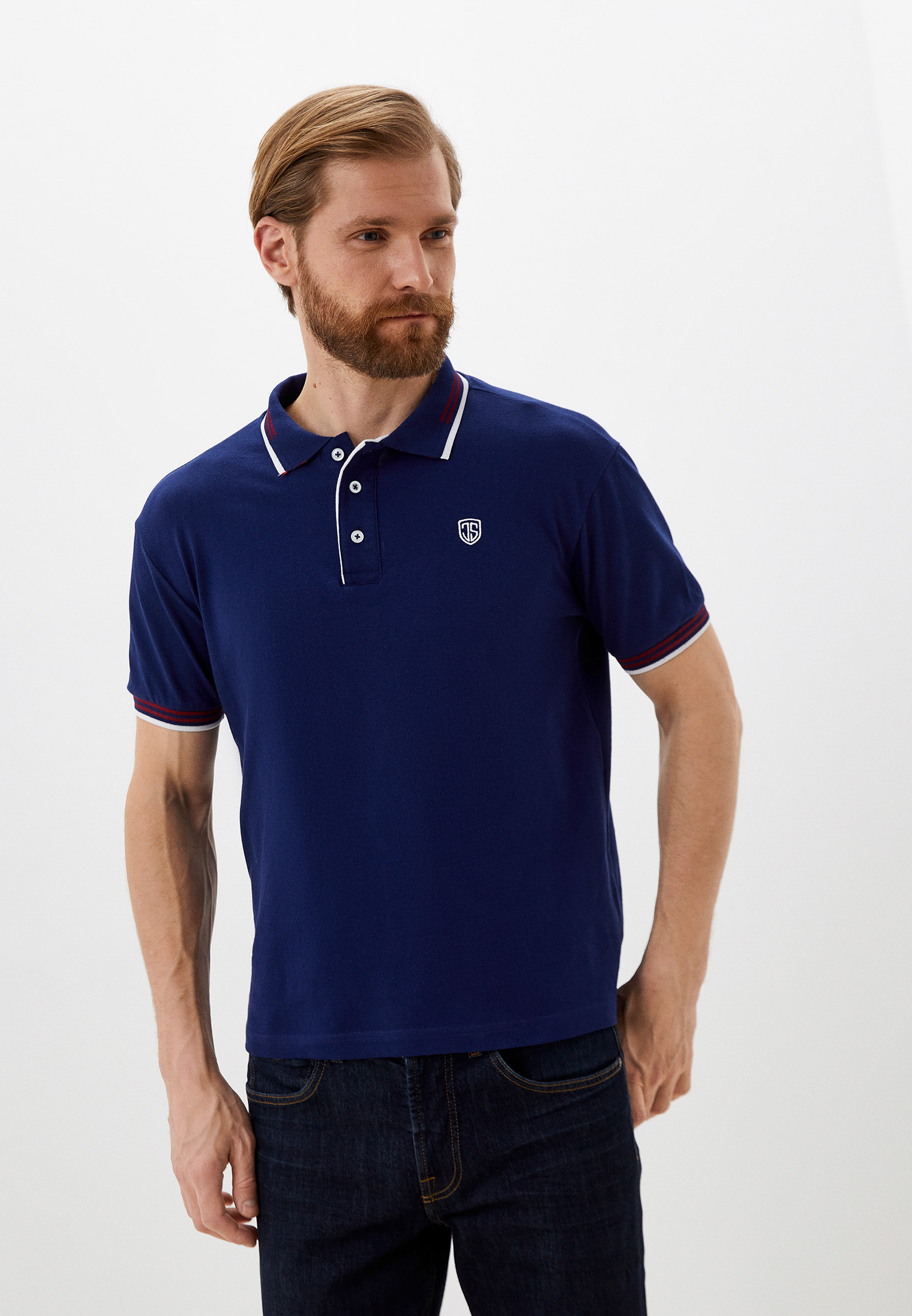 Поло Jimmy Sanders, цвет синий, RTLACC945001 — купить в интернет