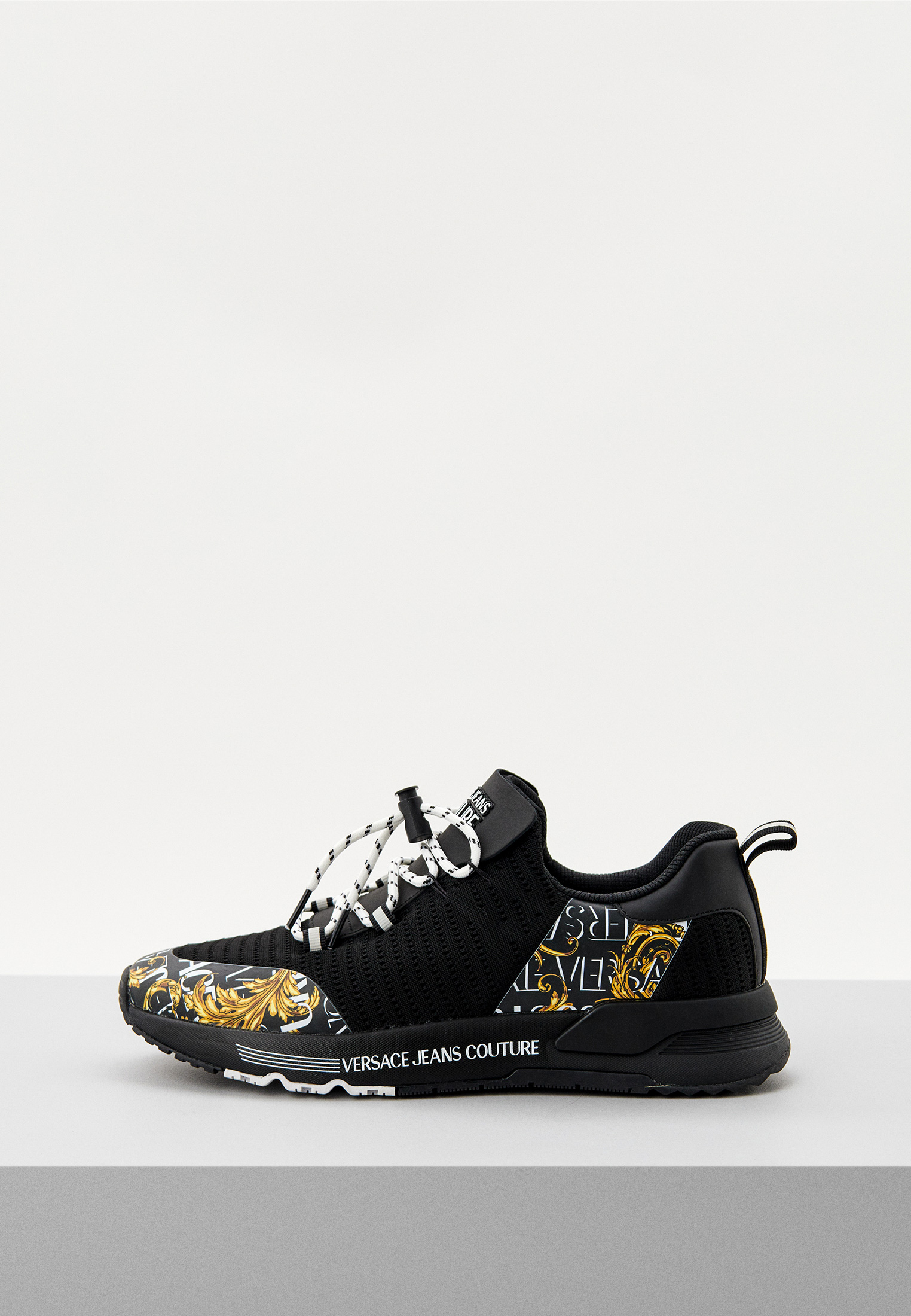 Кроссовки Versace Jeans Couture, цвет: черный, RTLACD097601 — купить в ...