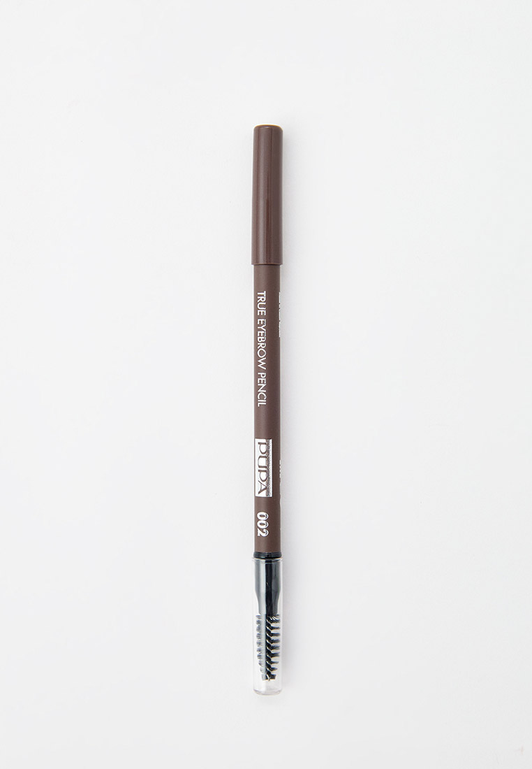 Карандаш для бровей Pupa TRUE EYEBROW PENCIL, тон 002, Коричневый, цвет ...