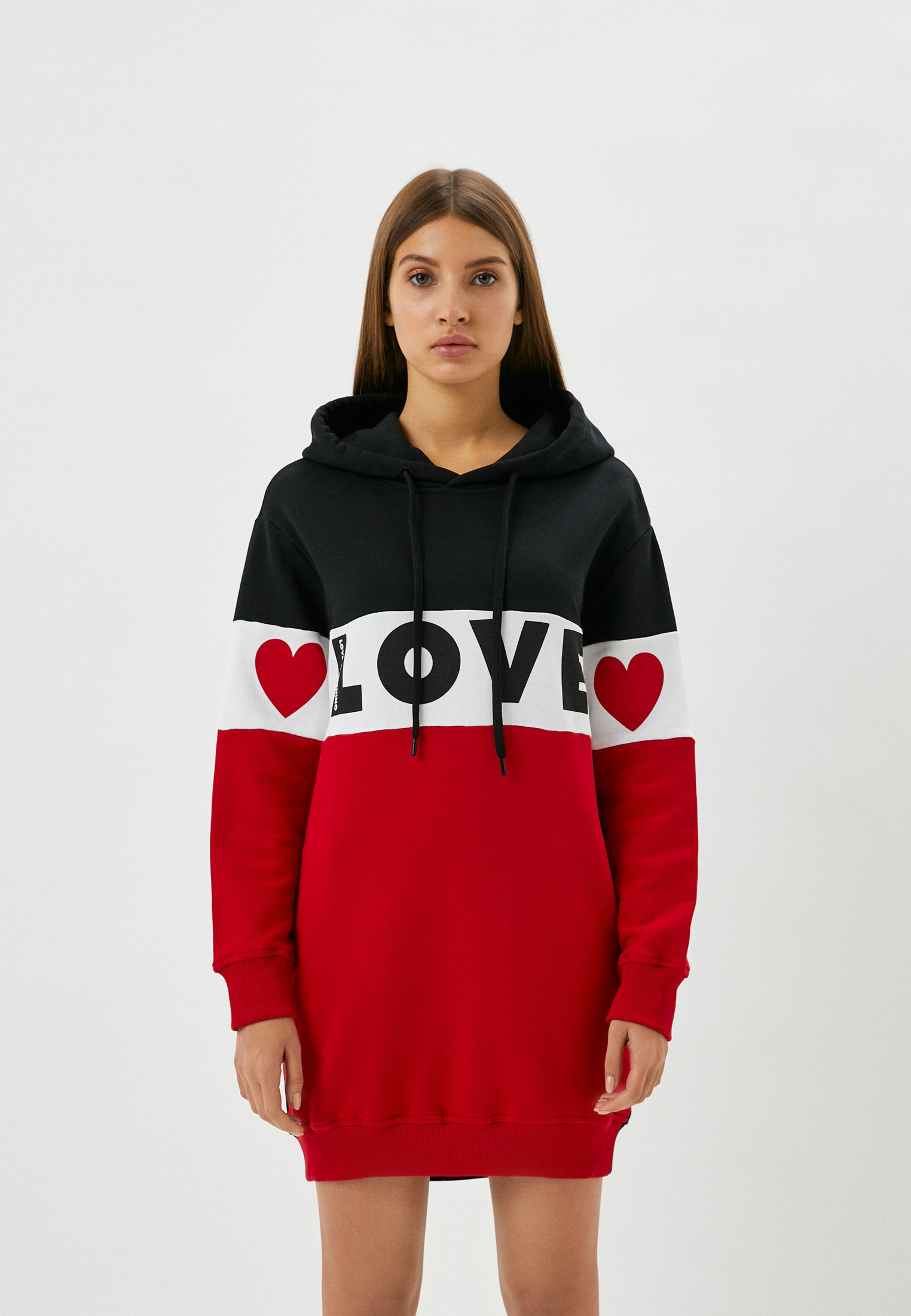 Платье Love Moschino, цвет мультиколор, RTLACD191001 — купить в