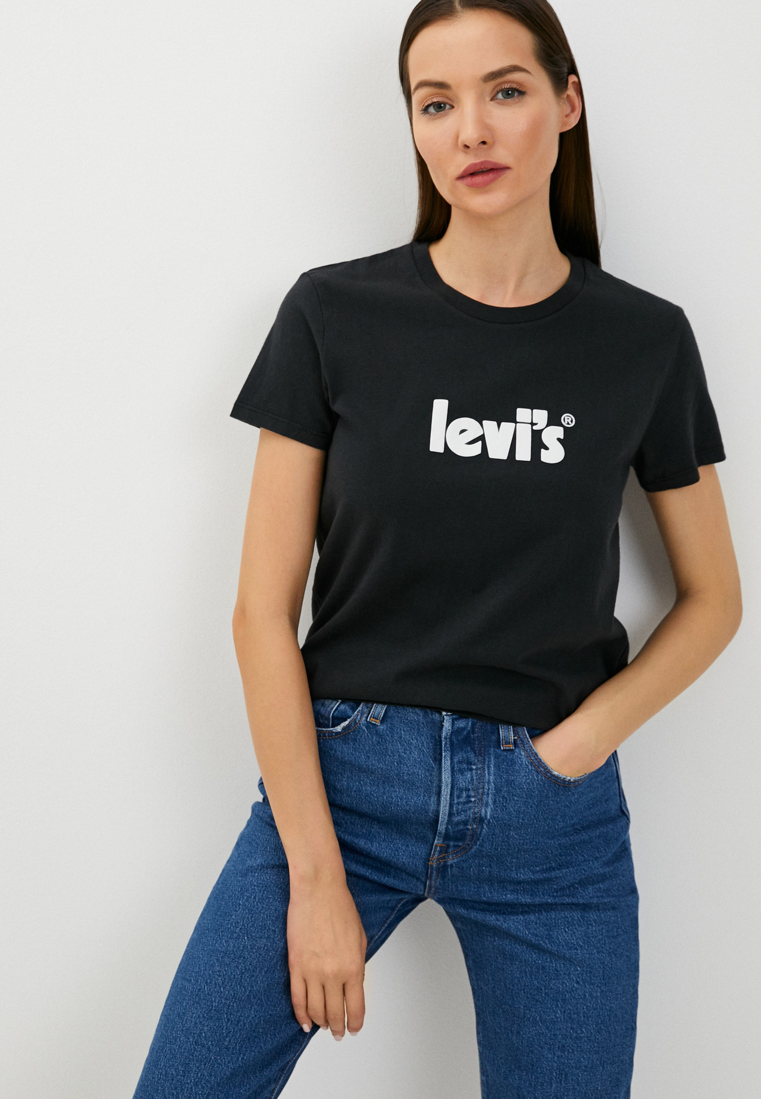 Футболка Levi's®, цвет: черный, RTLACD203401 — купить в интернет ...