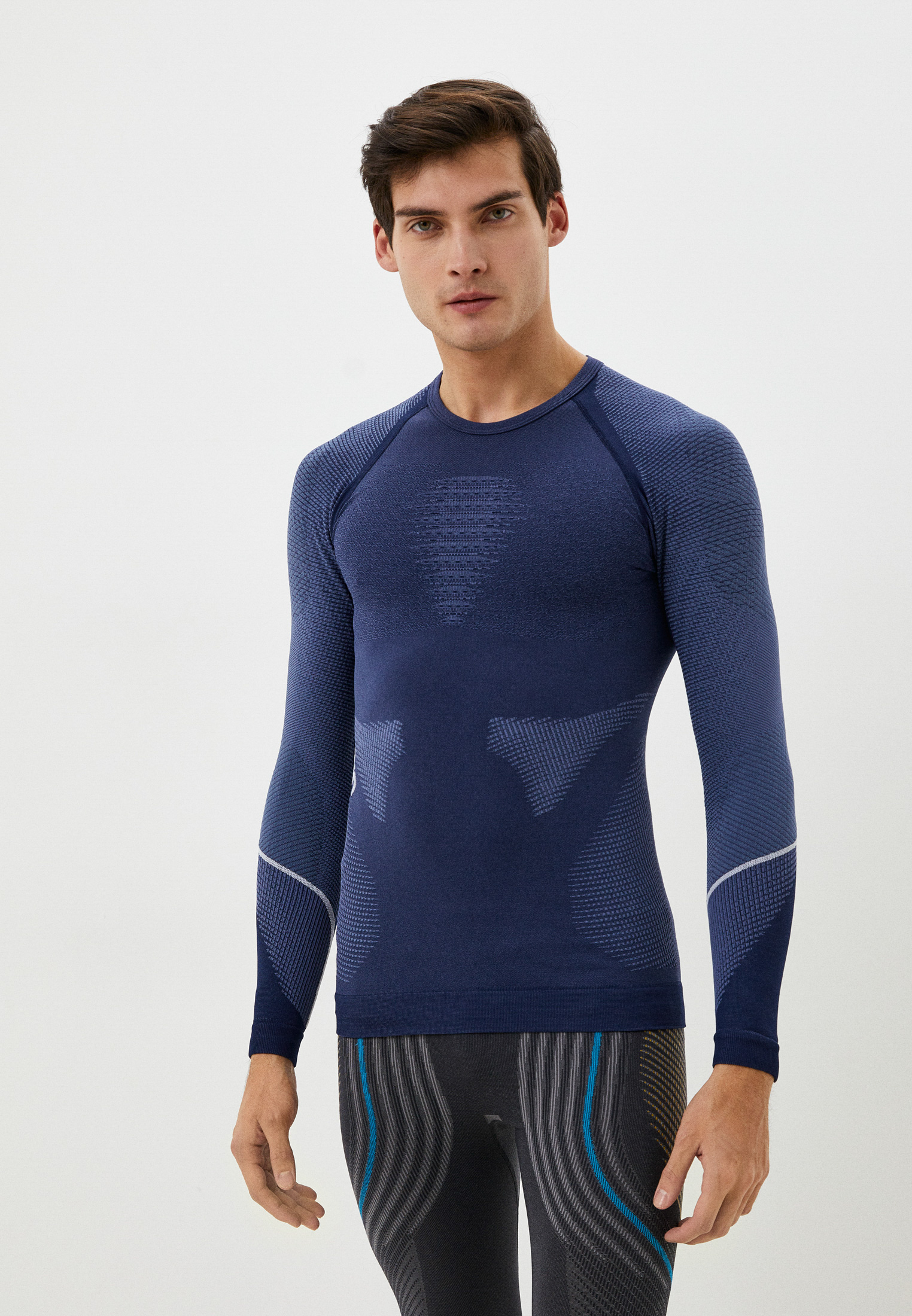 Термобелье верх UYN MAN AMBITYON UW SHIRT LG_SL., цвет: синий ...