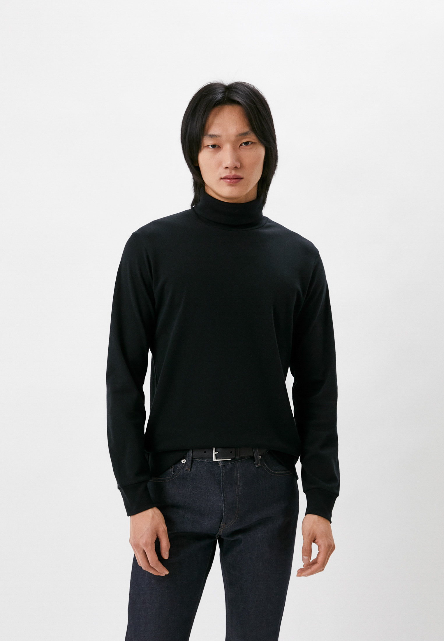 Водолазка UNIQLO SOFT TOUCH, цвет: черный, RTLACD404201 — купить в ...