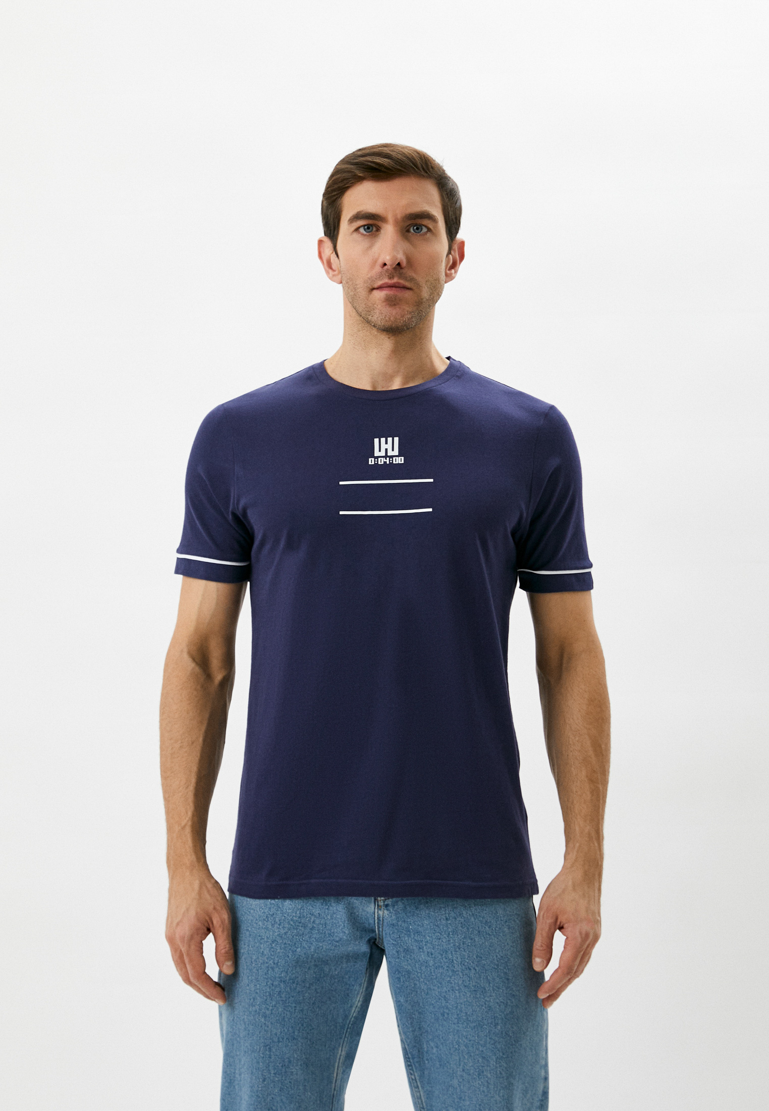 Футболка Les Hommes Urban, цвет: синий, RTLACD550901 — купить в ...