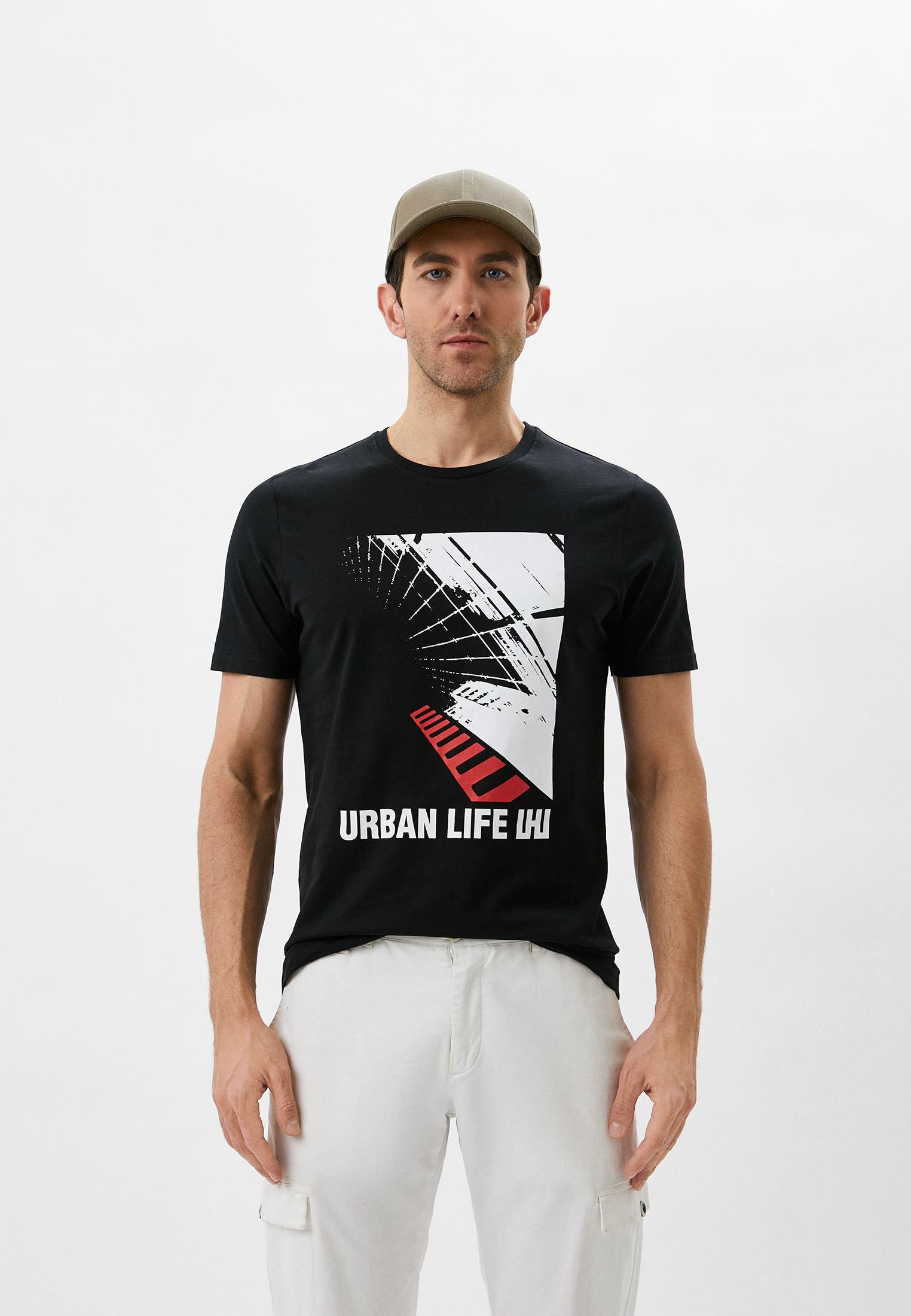 Футболка Les Hommes Urban, цвет: черный, RTLACD551901 — купить в ...