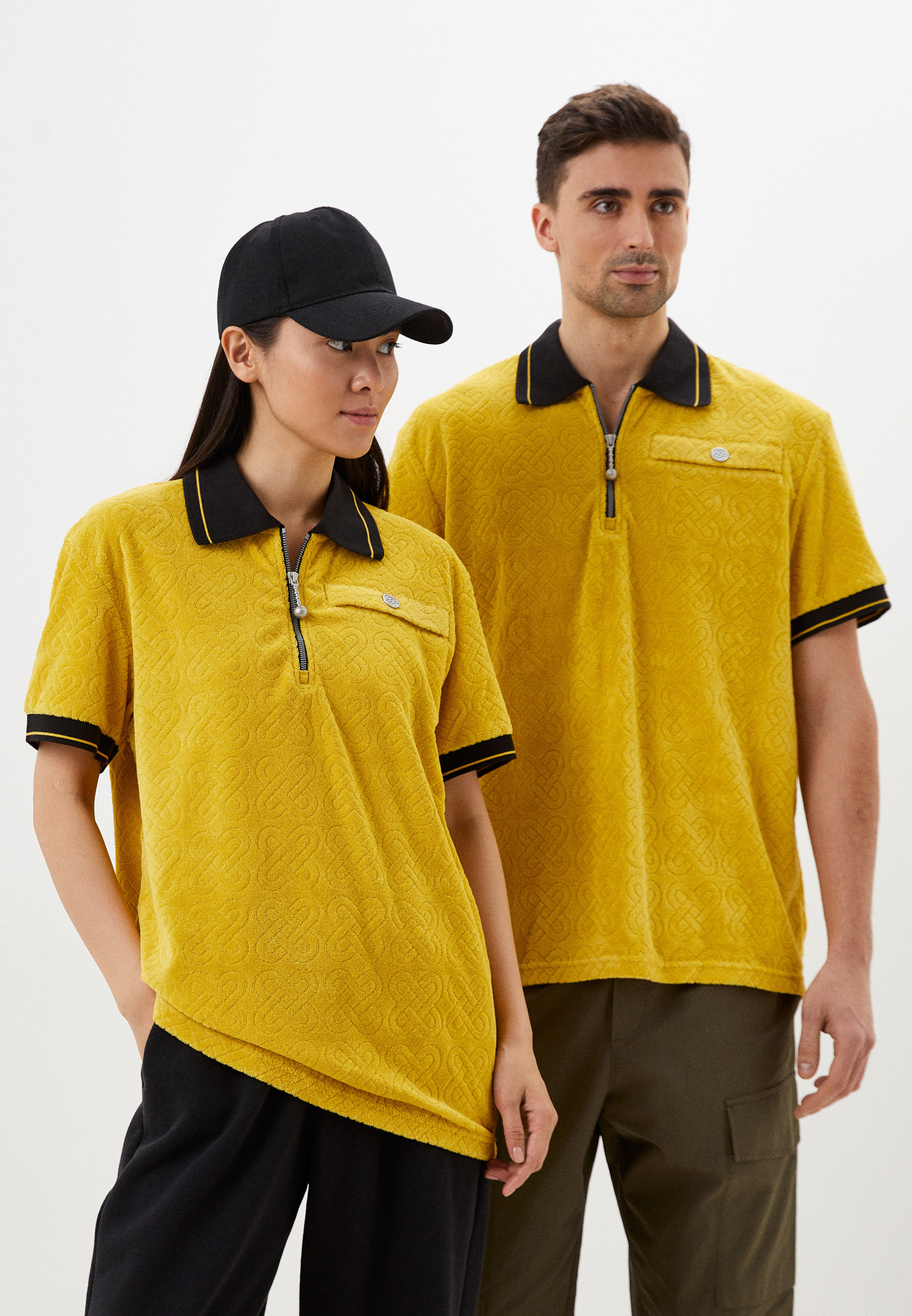 Поло PUMA PUMA x PRONOUNCE Towelling Polo Bamboo, цвет: желтый ...