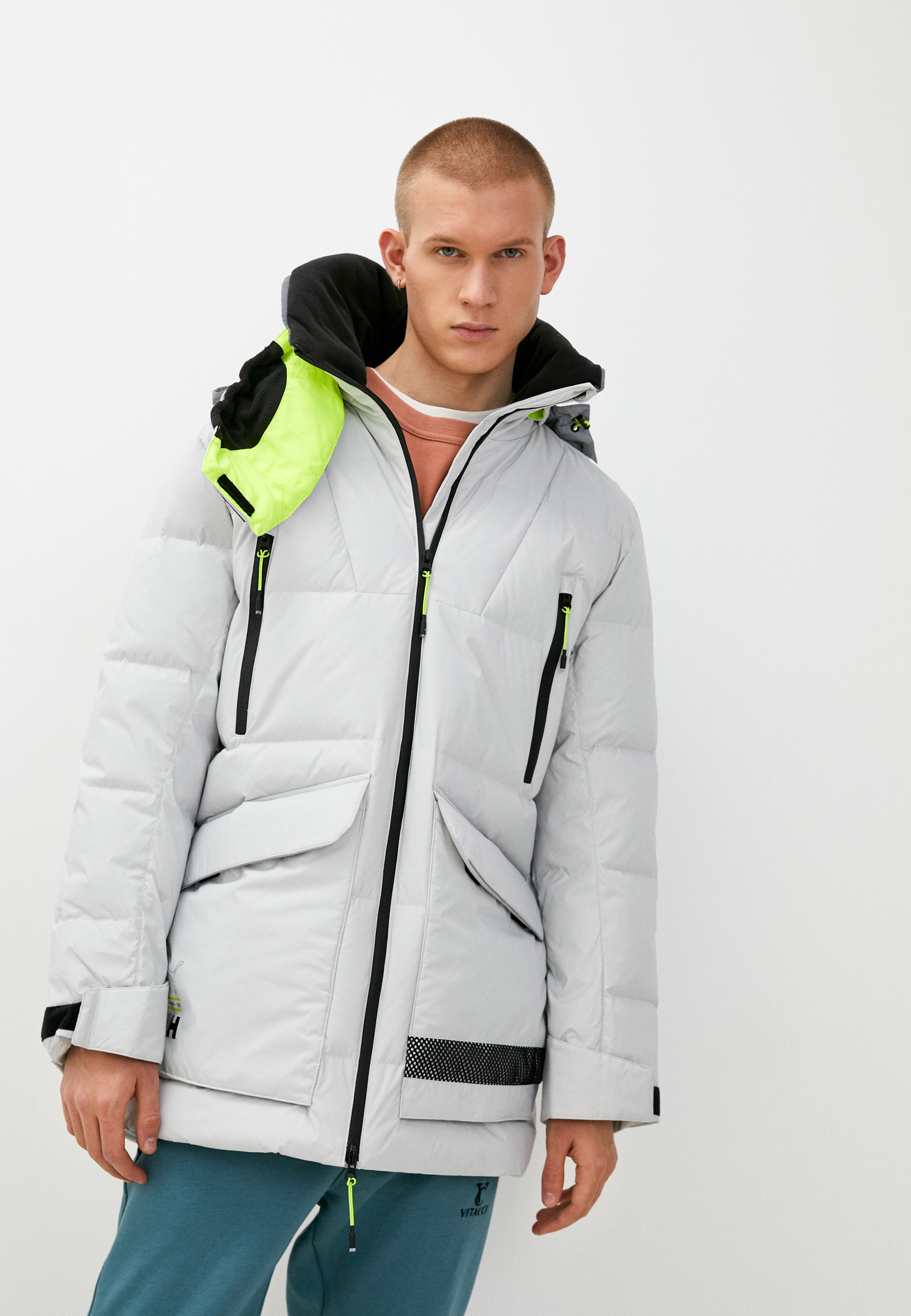 Пуховик PUMA PUMA x HH Tech Winter Jacket Glacier Gra, цвет серый