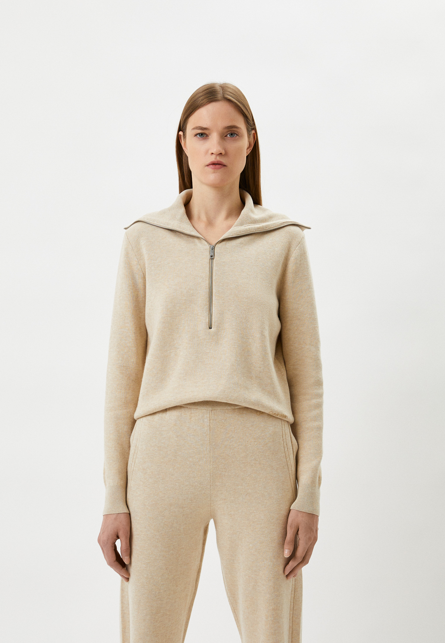 Свитер Calvin Klein, цвет: бежевый, RTLACD758001 — купить в интернет ...