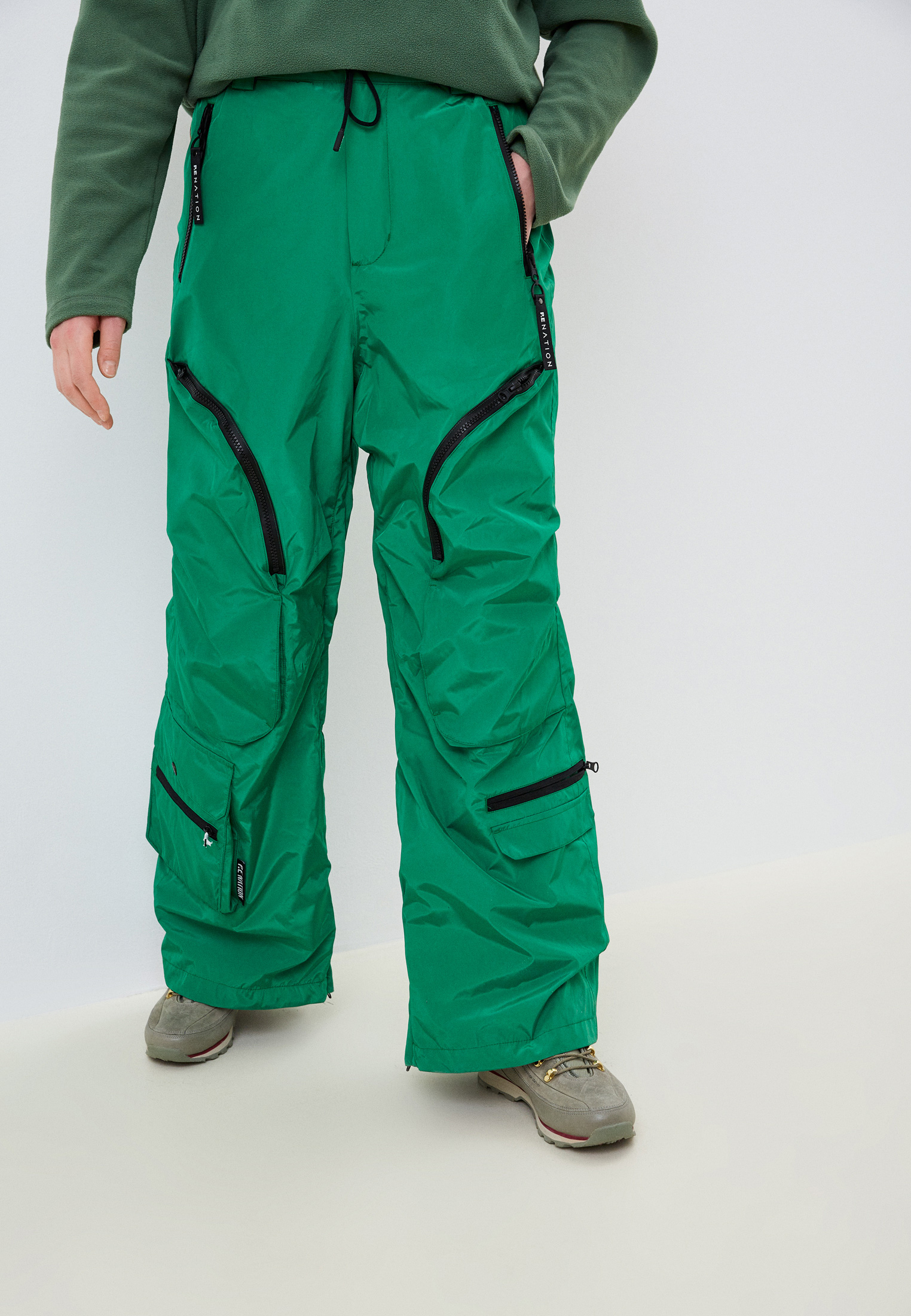 Брюки сноубордические P.E Nation PARK CITY SNOW PANTS, цвет: зеленый ...
