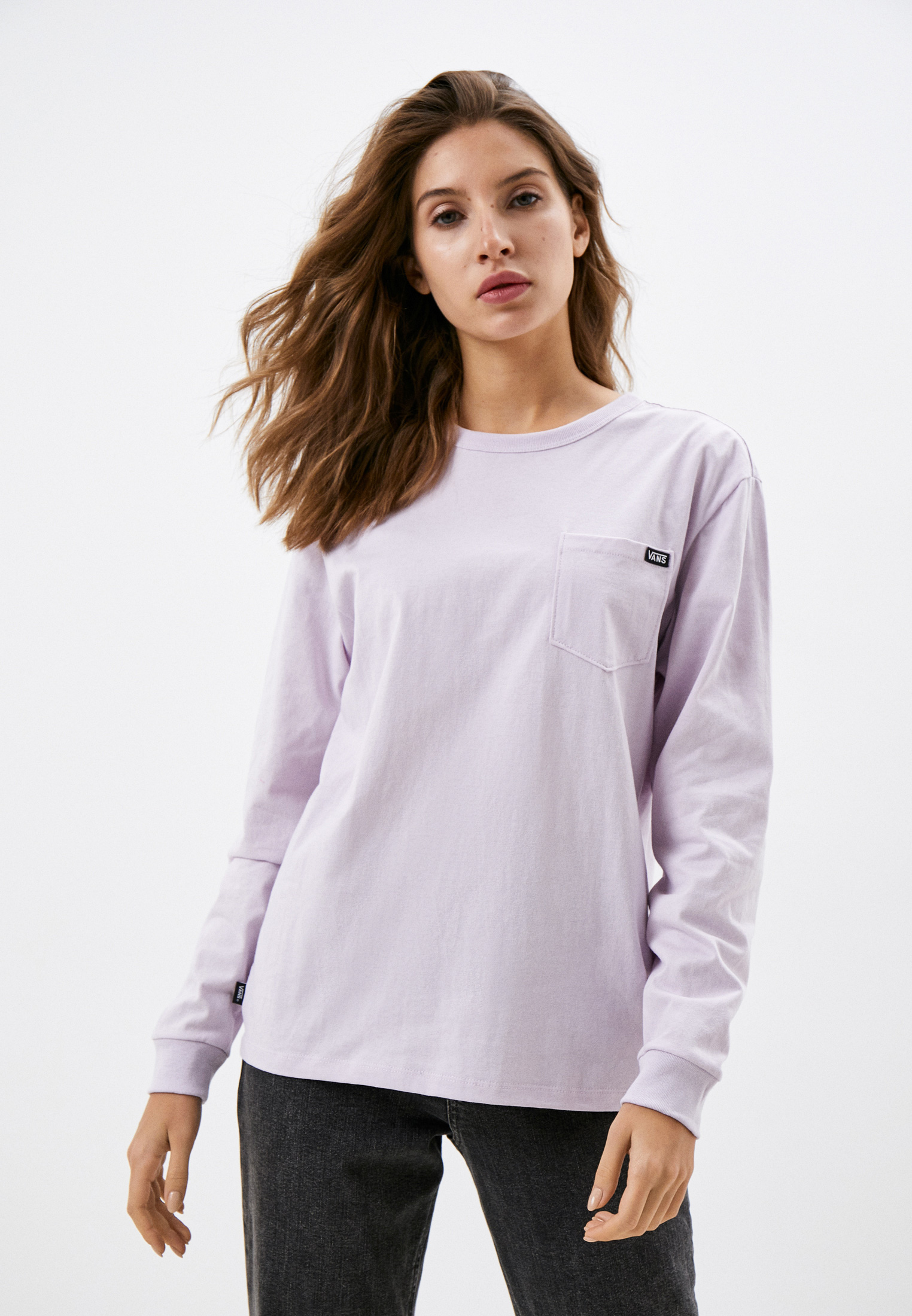 Лонгслив Vans, цвет: фиолетовый, RTLACD966601 — купить в интернет ...