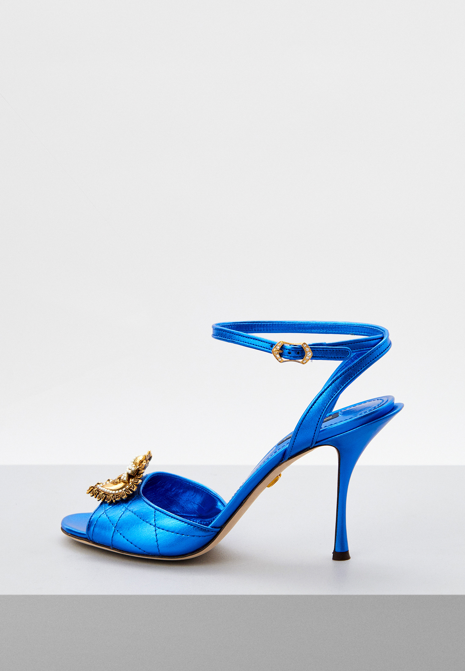 Босоножки Dolce&Gabbana, цвет: синий, RTLACE062301 — купить в интернет ...