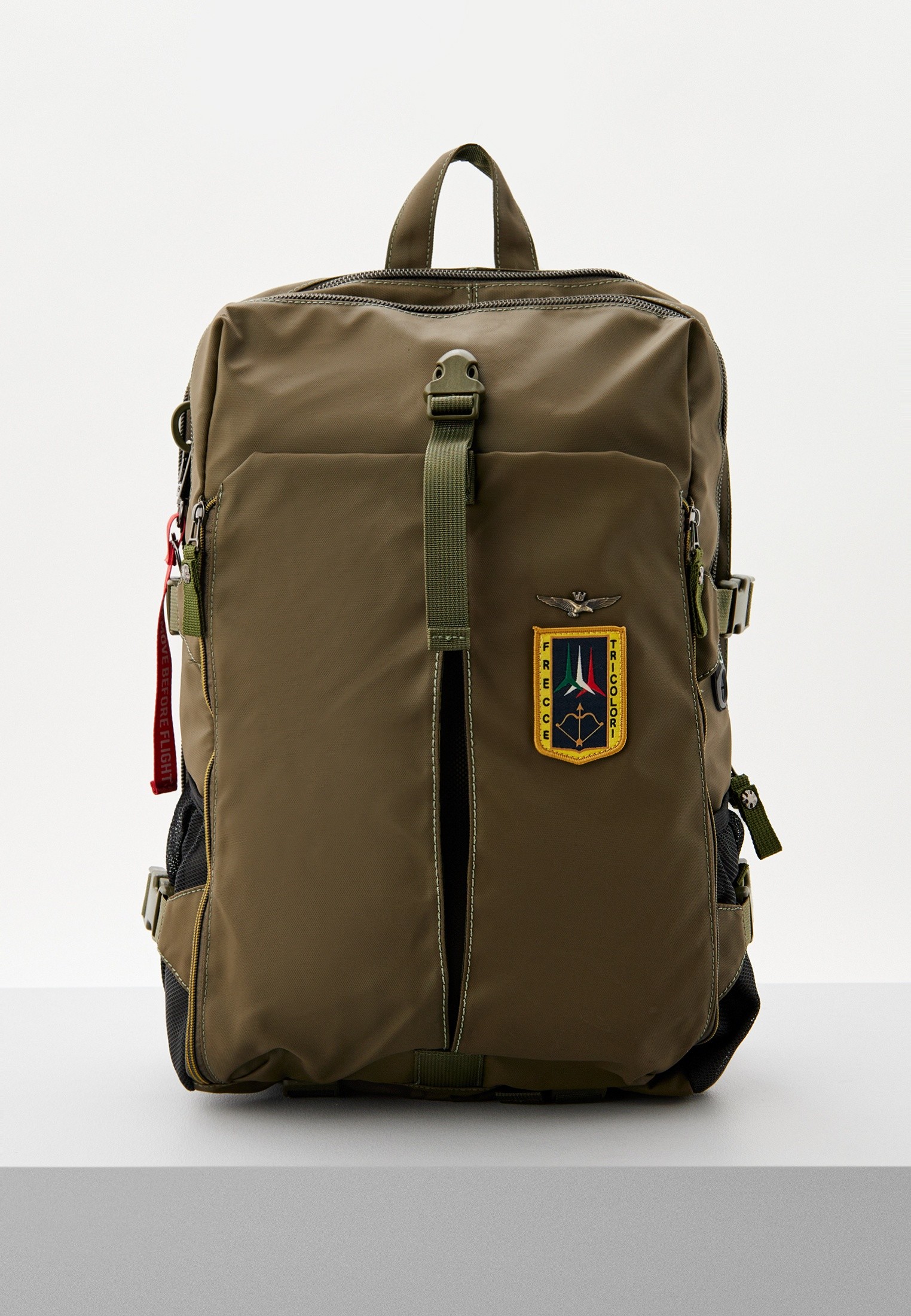 Рюкзак и брелок Aeronautica Militare, цвет: хаки, RTLACE095401 — купить ...