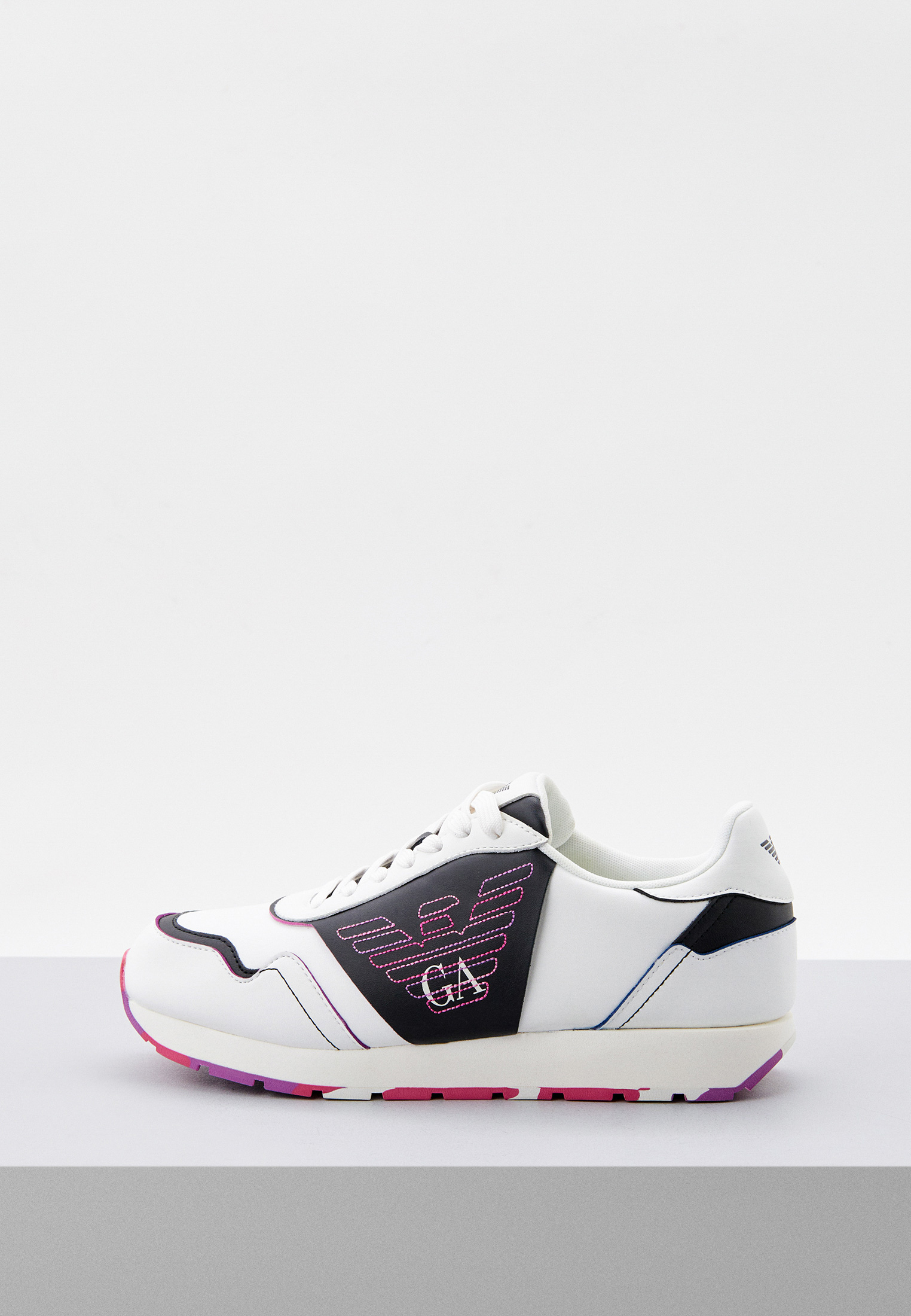 Кроссовки Emporio Armani, цвет: белый, RTLACE126501 — купить в интернет ...