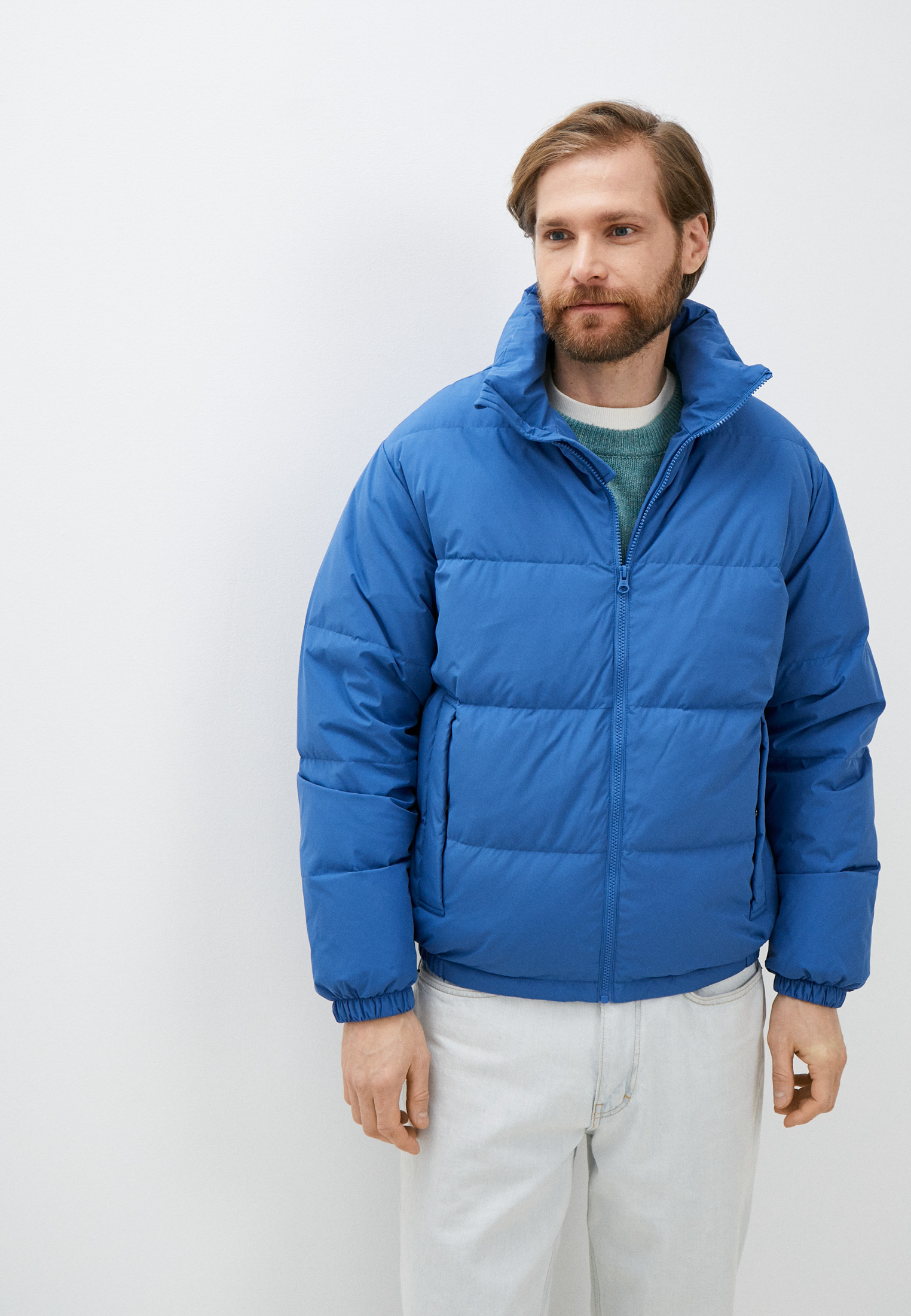 Пуховик United Colors of Benetton, цвет: синий, RTLACE195701 — купить в ...