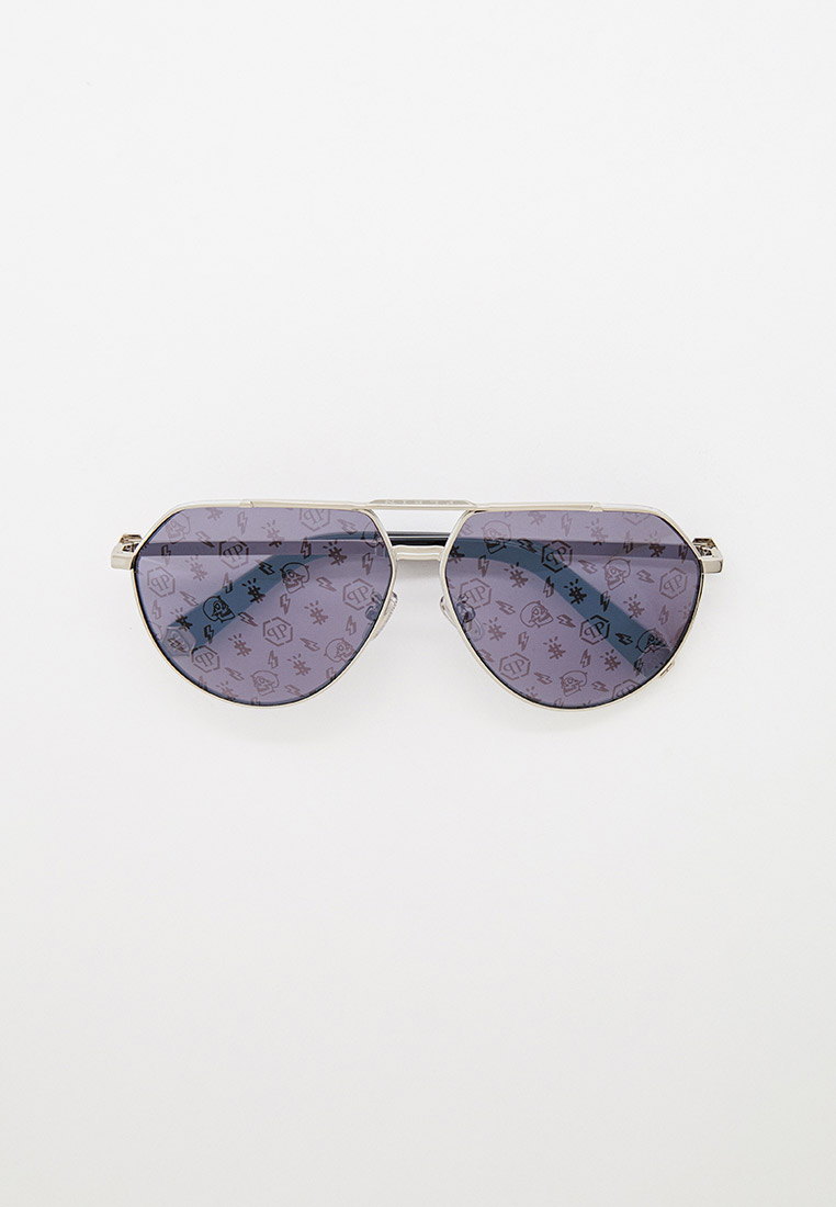 Очки солнцезащитные Philipp Plein 007M-528L, цвет: серебряный ...