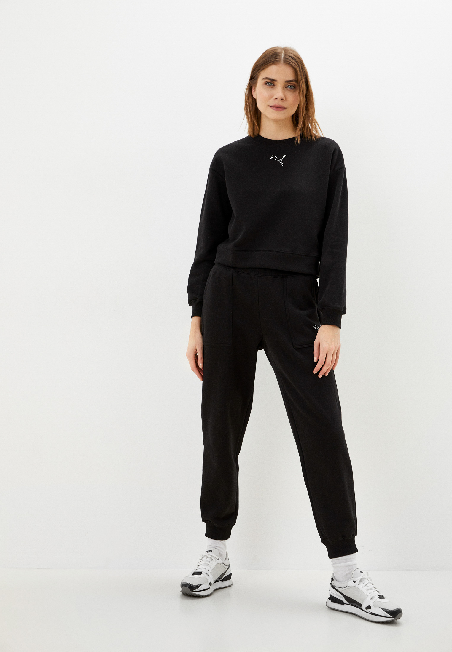 Костюм спортивный PUMA Loungewear Suit FL, цвет: черный, RTLACE280901 ...