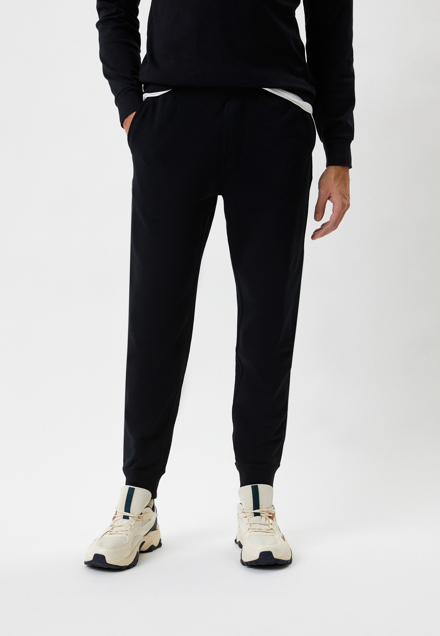 Брюки спортивные UNIQLO трикотажные, цвет: черный, RTLACG515701 ...
