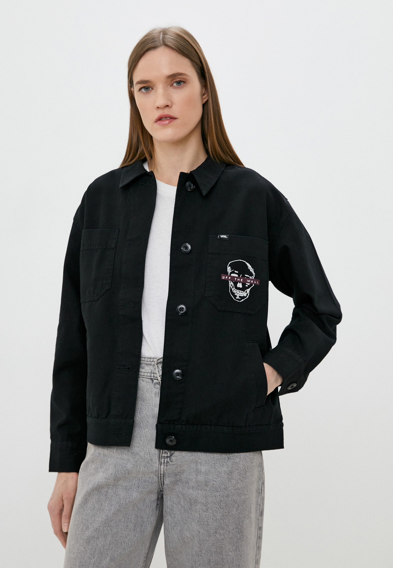 Куртка Vans, цвет: черный, RTLACE401501 — купить в интернет-магазине Lamoda