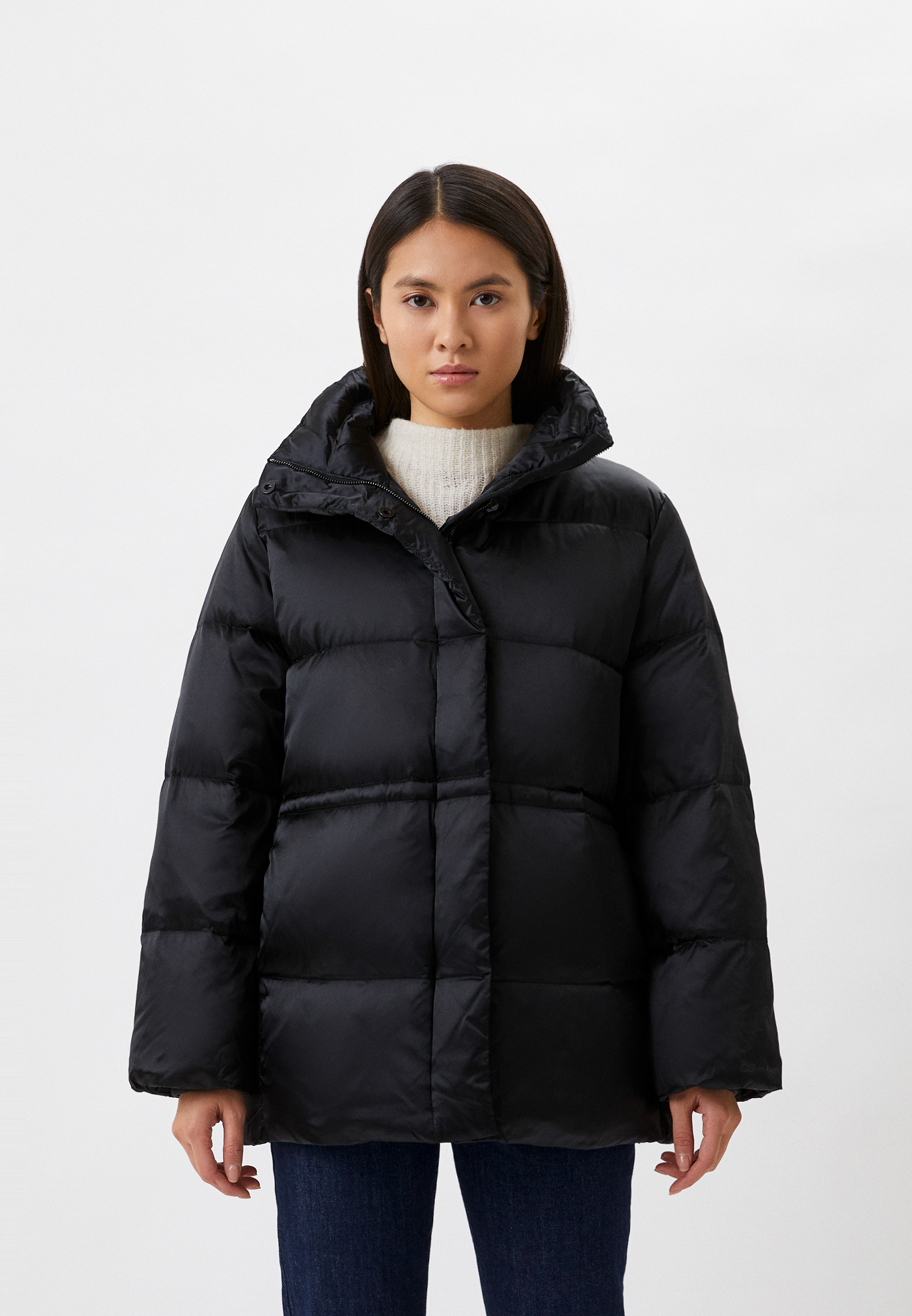 Пуховик Calvin Klein, цвет: черный, RTLACE665701 — купить в интернет ...