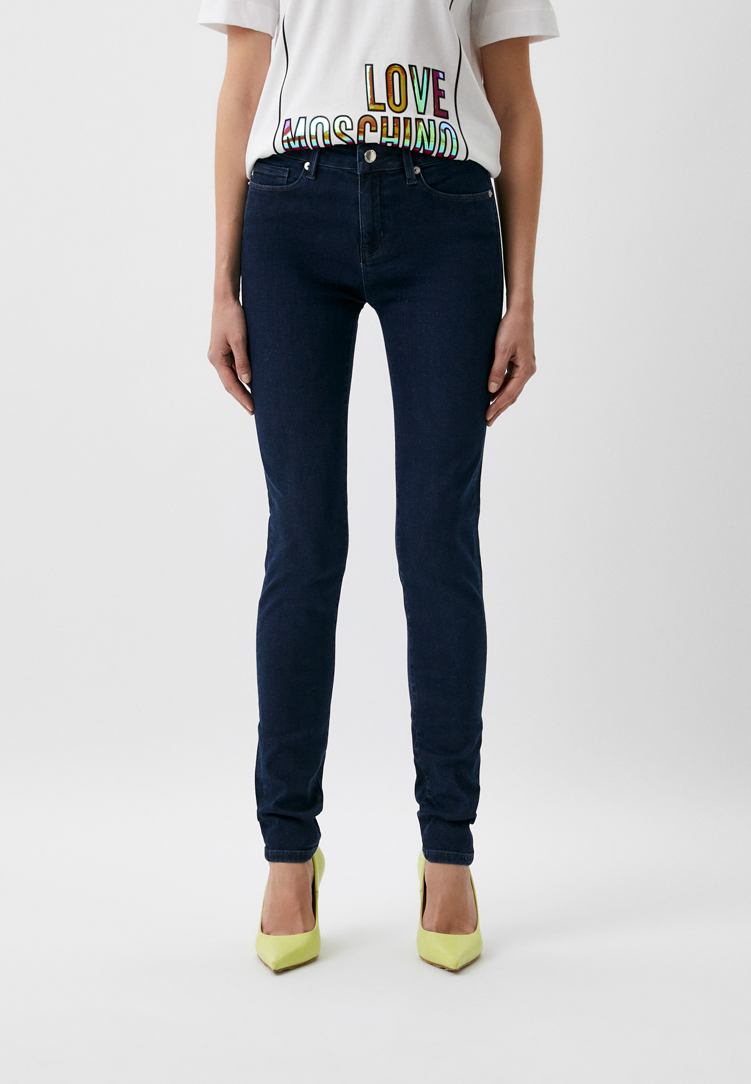 Джинсы Love Moschino, цвет: синий, RTLACE884002 — купить в интернет ...