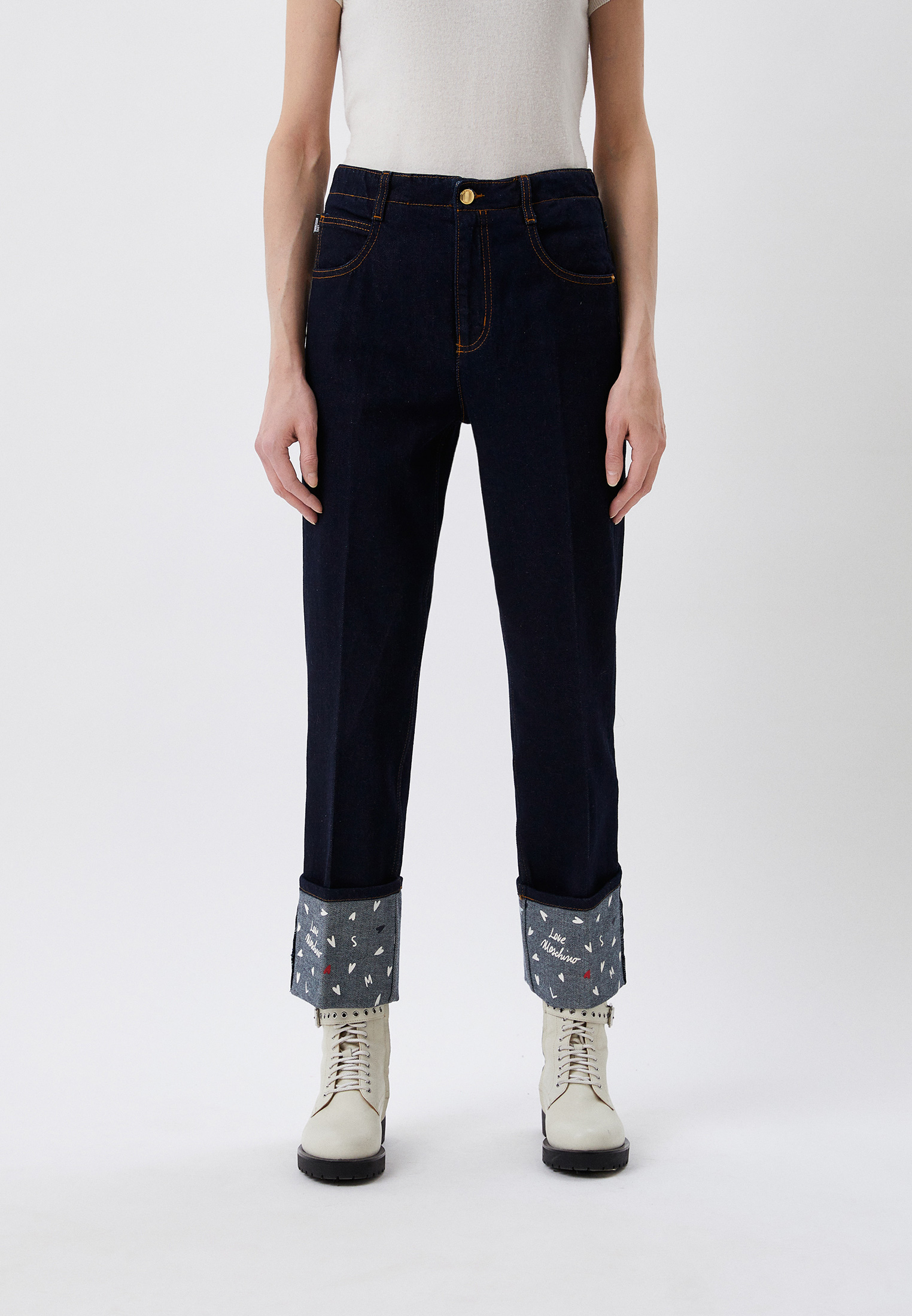 Джинсы Love Moschino, цвет: синий, RTLACE908002 — купить в интернет ...