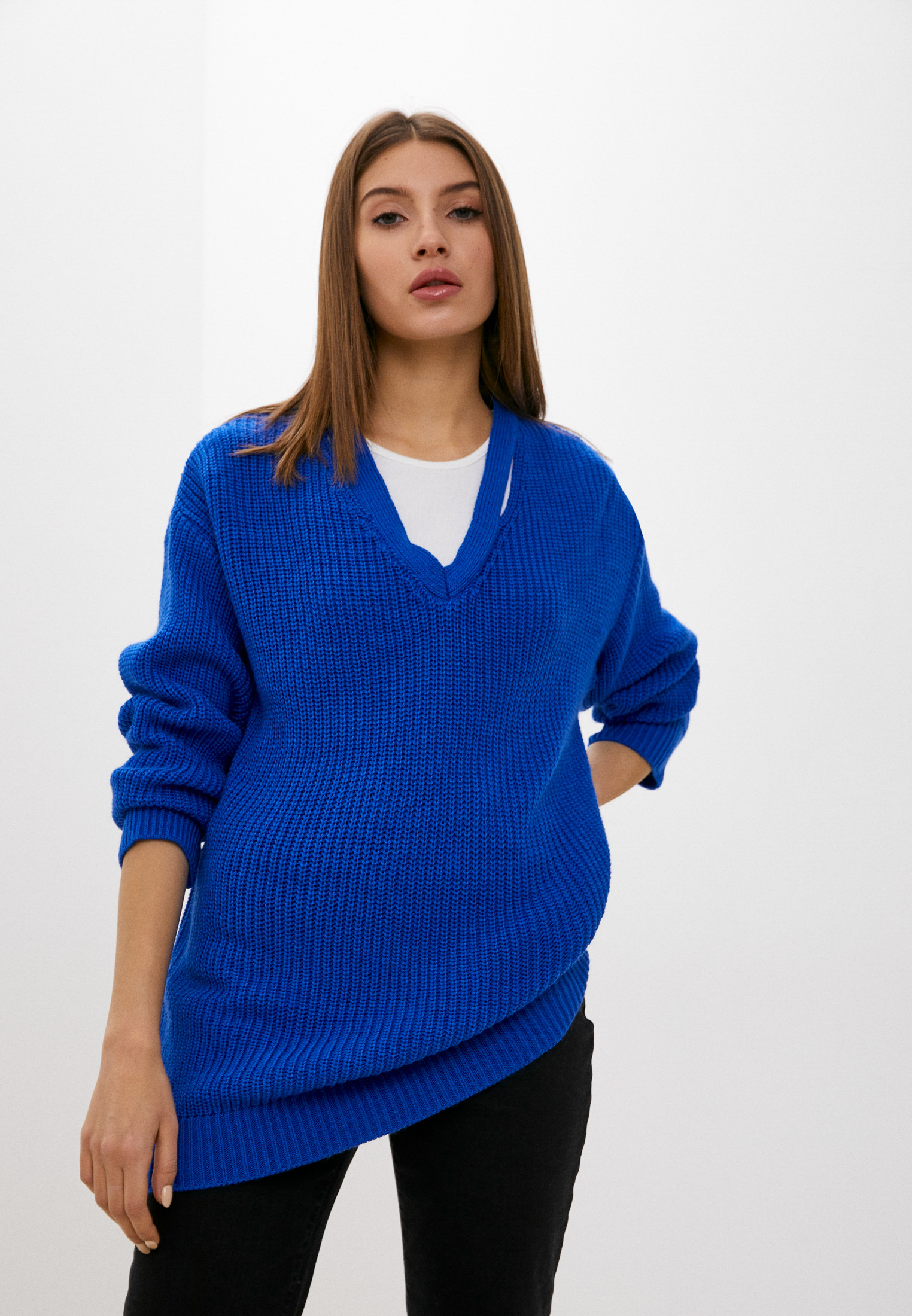 Пуловер Moda Sincera, цвет: синий, RTLACE934001 — купить в интернет ...