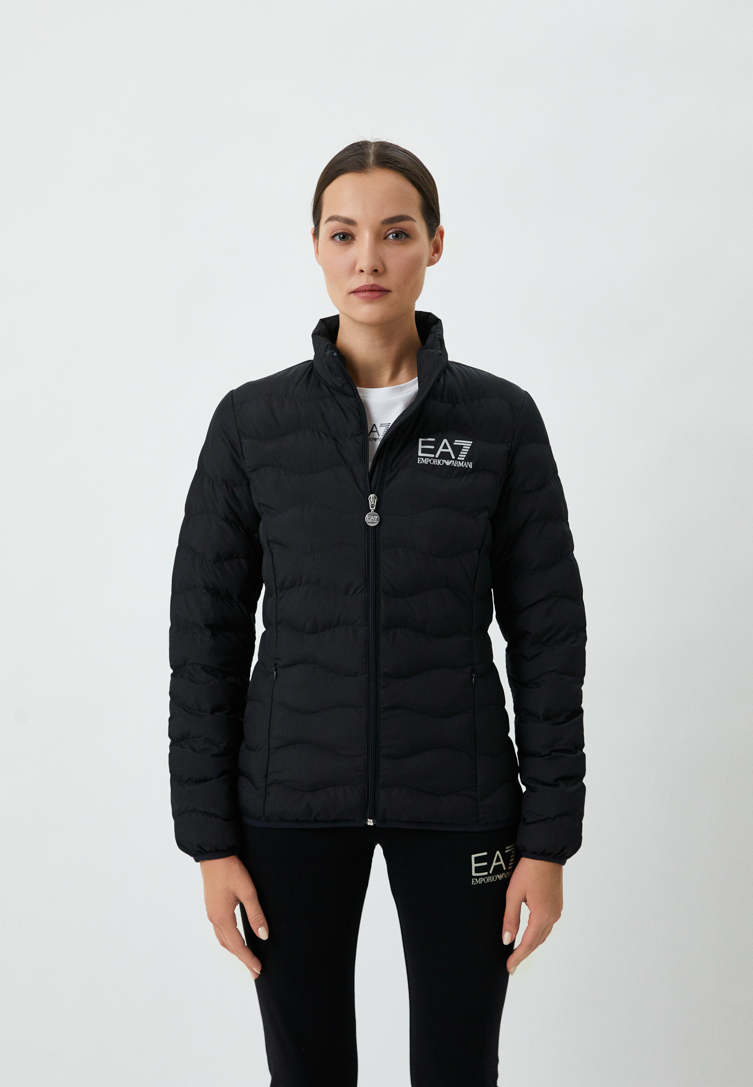 Куртка утепленная EA7 CORE LADY, цвет: черный, RTLACA059401 — купить в ...
