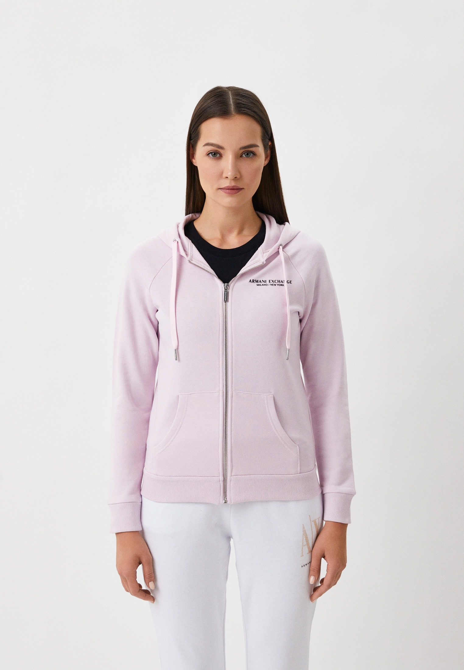 Толстовка Armani Exchange, цвет: розовый, RTLACF282801 — купить в ...